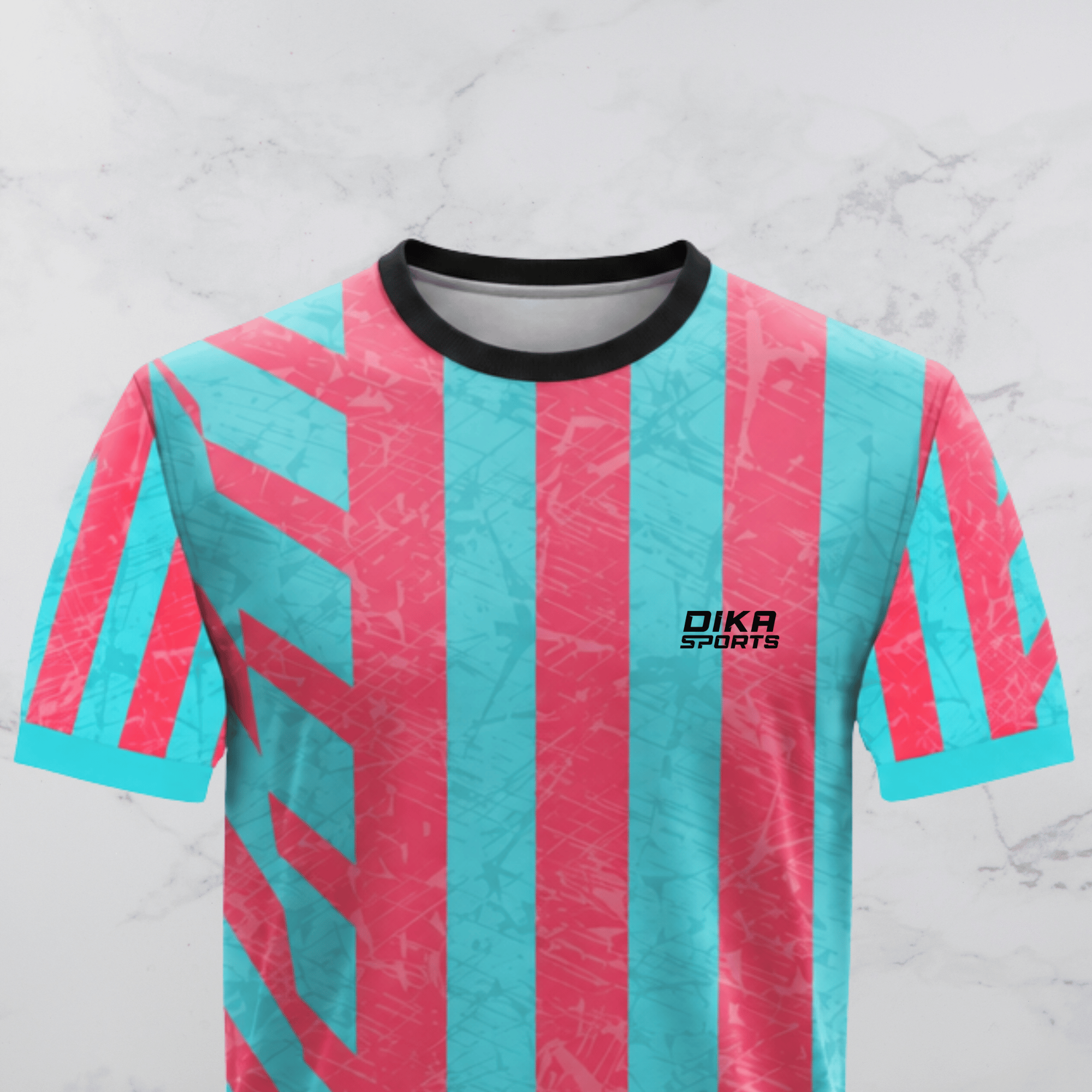 Dika Sports Round Neck Custom Cricket Jersey for Men & Kids with Name, Number and Team Logo | Breathable Quick Dry Jersey