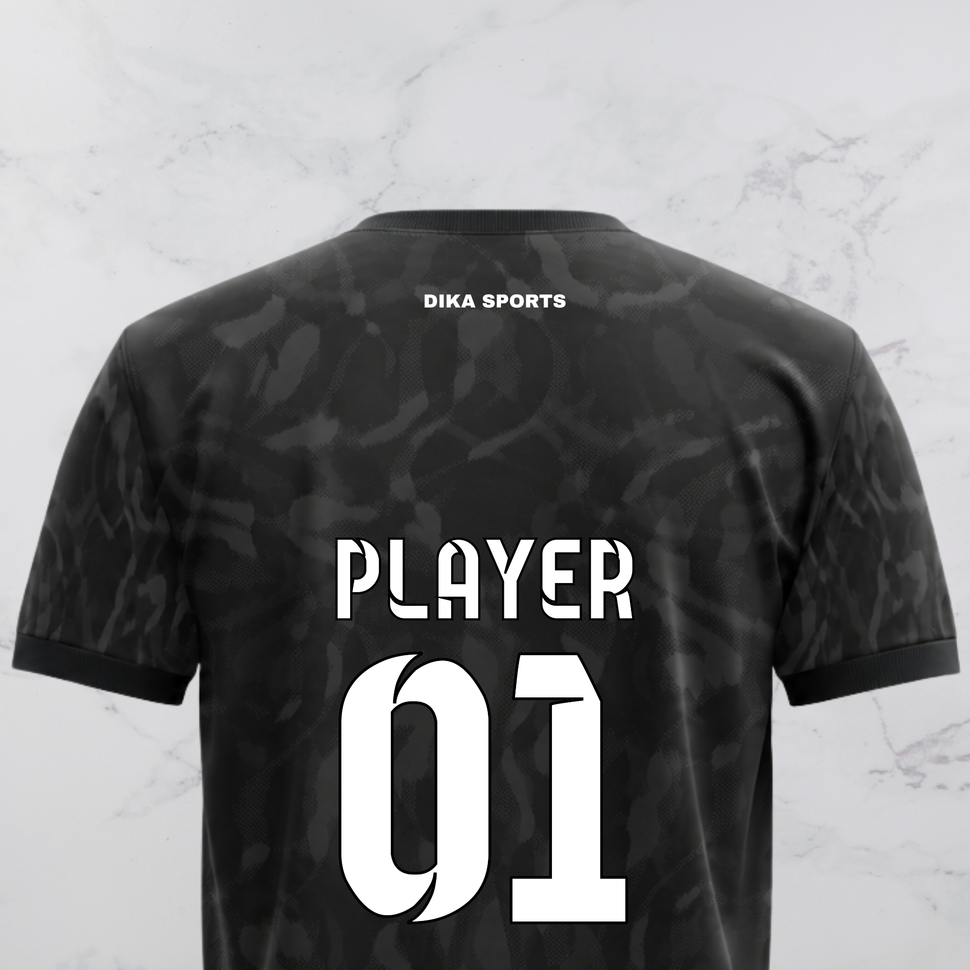Dika Sports Customizable Cricket Jersey Online | Men's Round Neck Sports T-Shirt with Team Colors