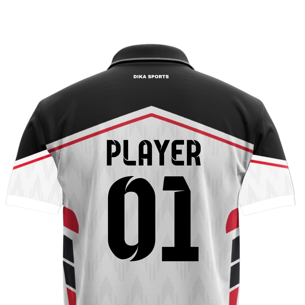 Dika Sports Cricket Jersey Replica Style | Custom Printed Cricket Jersey | Cricket T-Shirt Online | Lightweight Cricket T-Shirt
