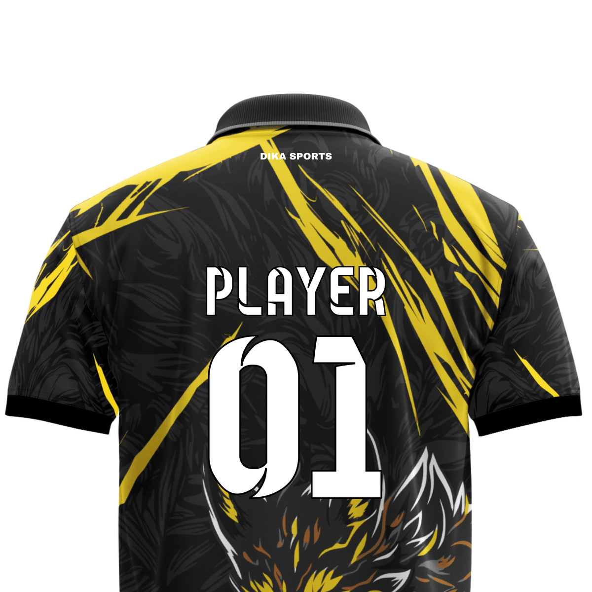 Custom Cricket Collar T-Shirt for Men with wild vibe Professional Team Uniform Graphics and Player Identification