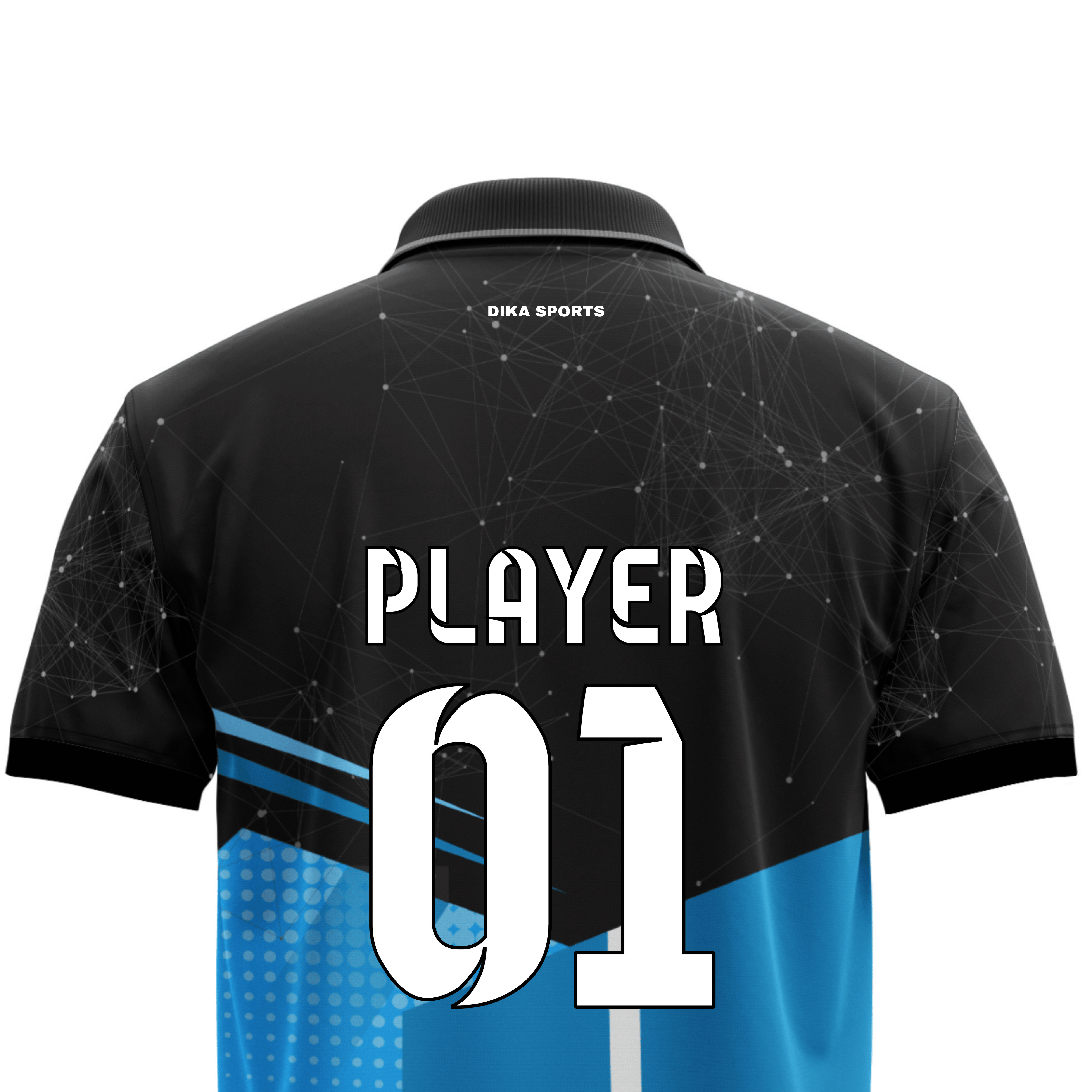 Dika Sports Cricket Polo T-Shirt | Breathable Cricket Jersey for Adults and Teams