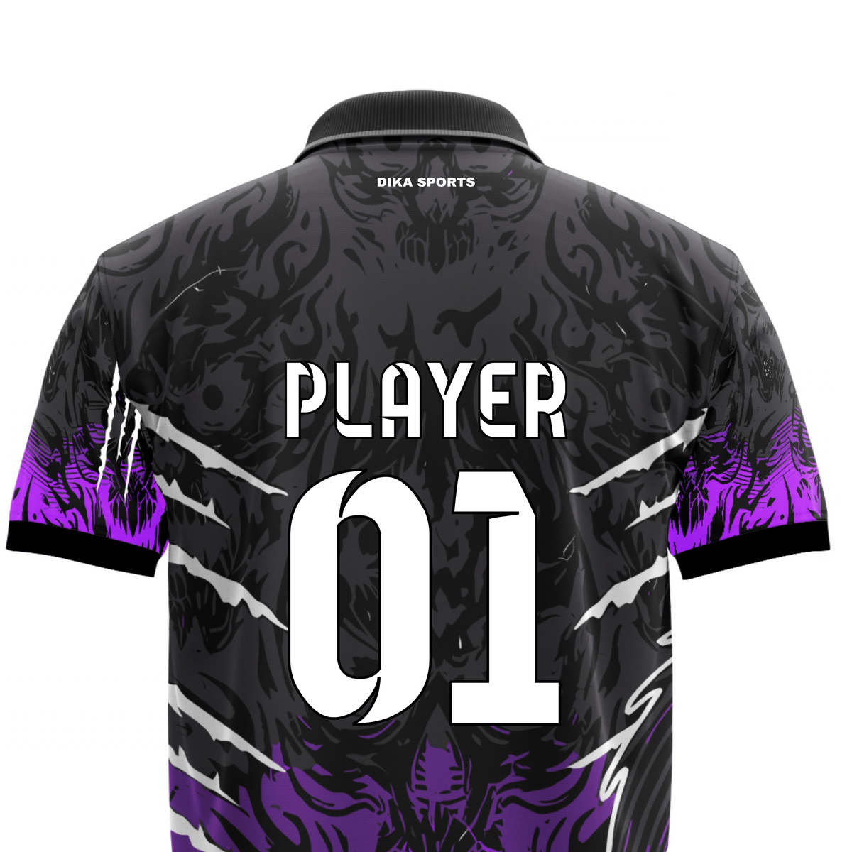 Dika Sports Custom Printed Cricket Jersey | Name Number Logo Personalization | Breathable Cricket Jersey for Men & Kids