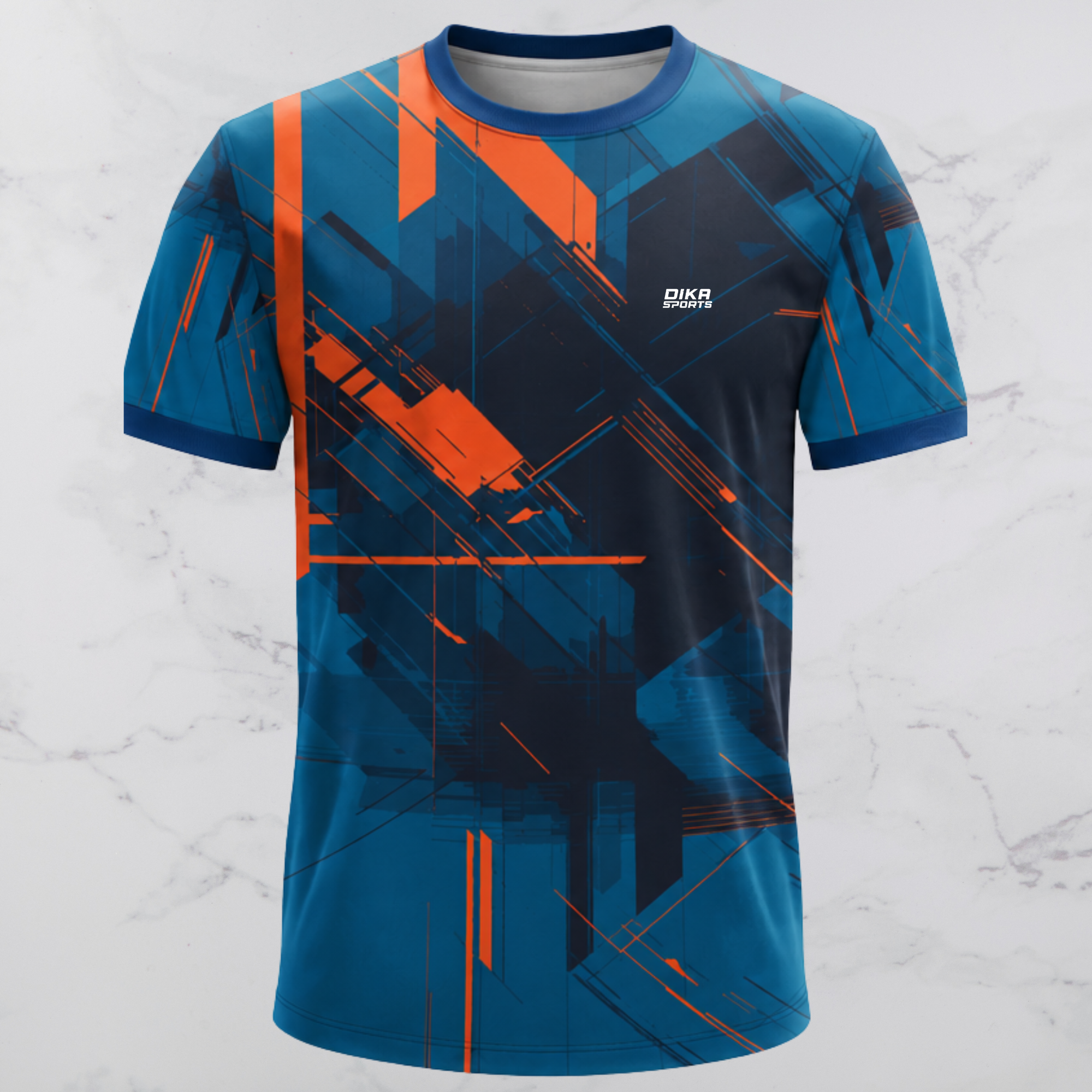 Dika Sports Comfortable Round Neck Cricket T-Shirt | Stylish Breathable Cricket Jersey for Adults