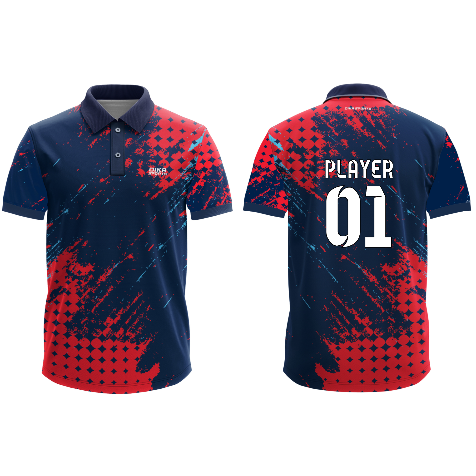 Custom team jersey cricket jersey with name