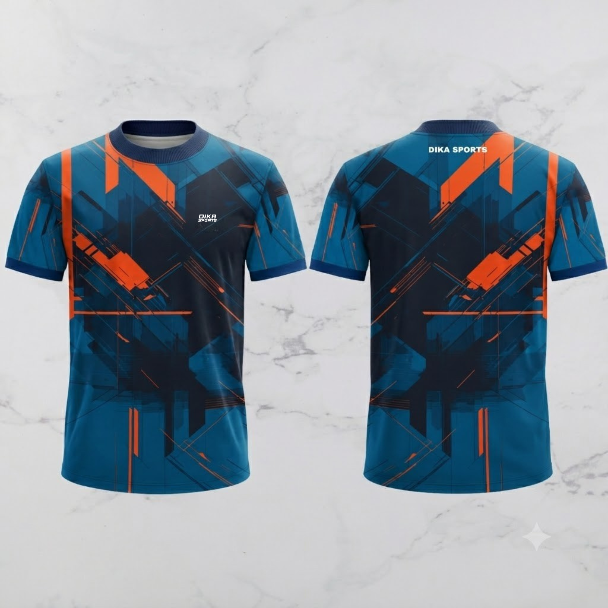 Dika Sports Comfortable Round Neck Cricket T-Shirt | Stylish Breathable Cricket Jersey for Adults