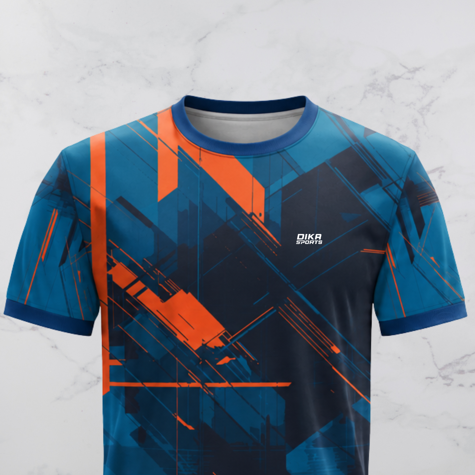 Dika Sports Comfortable Round Neck Cricket T-Shirt | Stylish Breathable Cricket Jersey for Adults