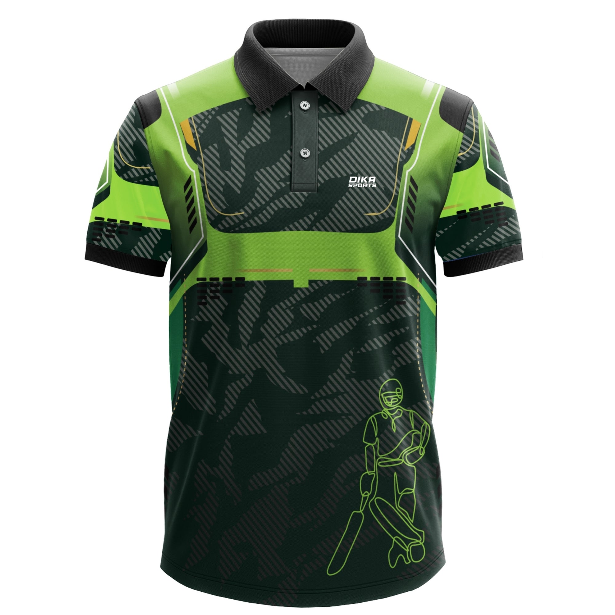 Dika Sports Custom Jersey for Kids  Personalized Cricket Jersey for Kids