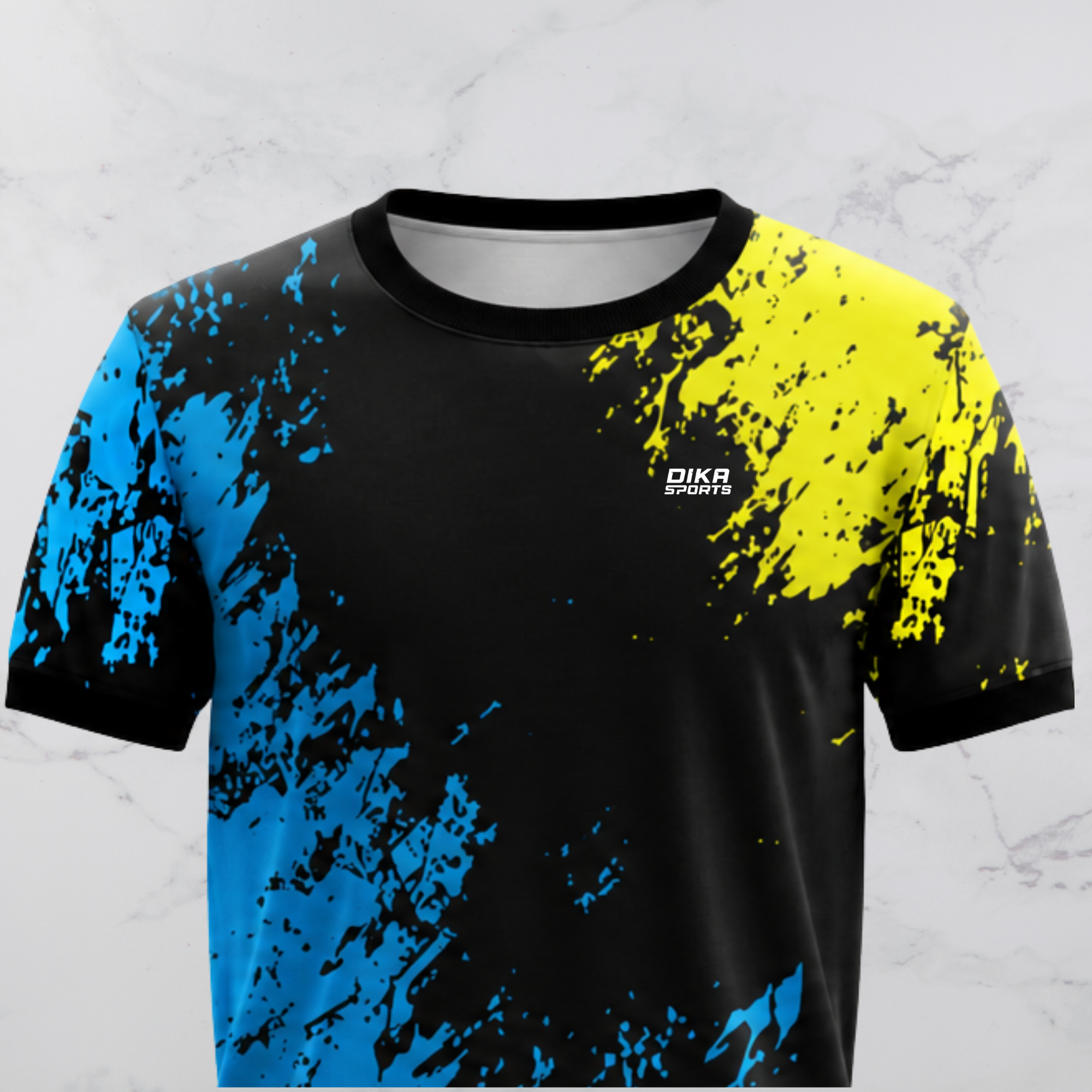 Dika Sports Quick Dry Cricket T-Shirt Round Neck Breathable Sports Jersey for Adults