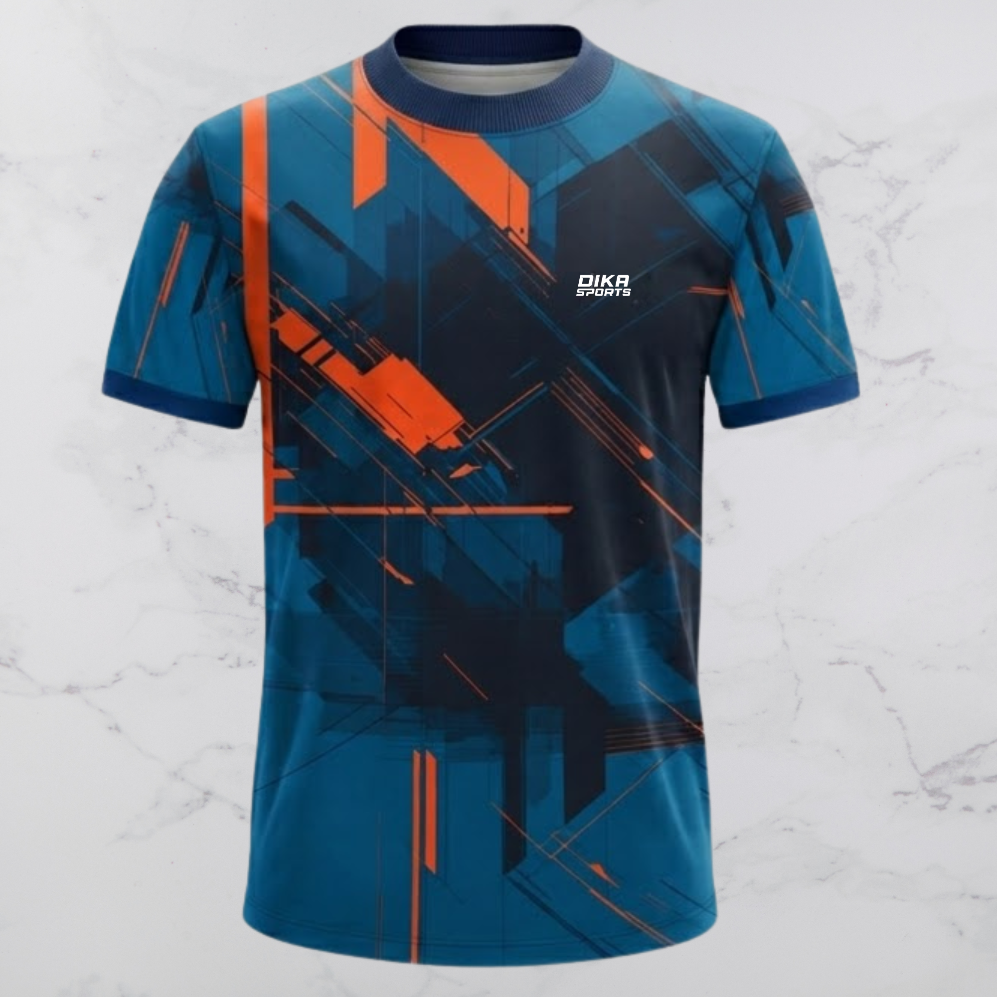 Dika Sports Comfortable Round Neck Cricket T-Shirt | Stylish Breathable Cricket Jersey for Adults