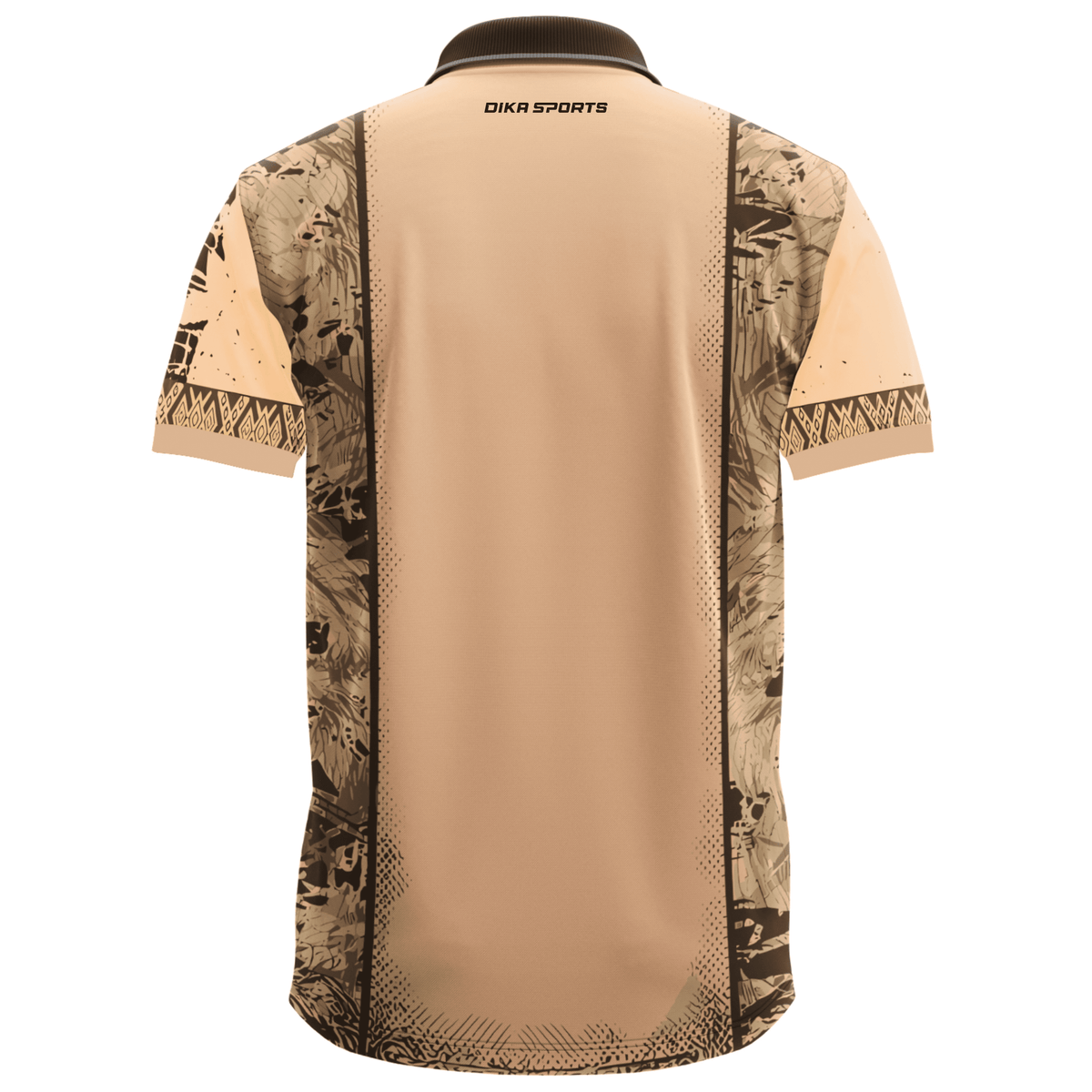 Dika Sports Cricket Practice Lion Jersey for Men – Breathable Collar T-Shirt