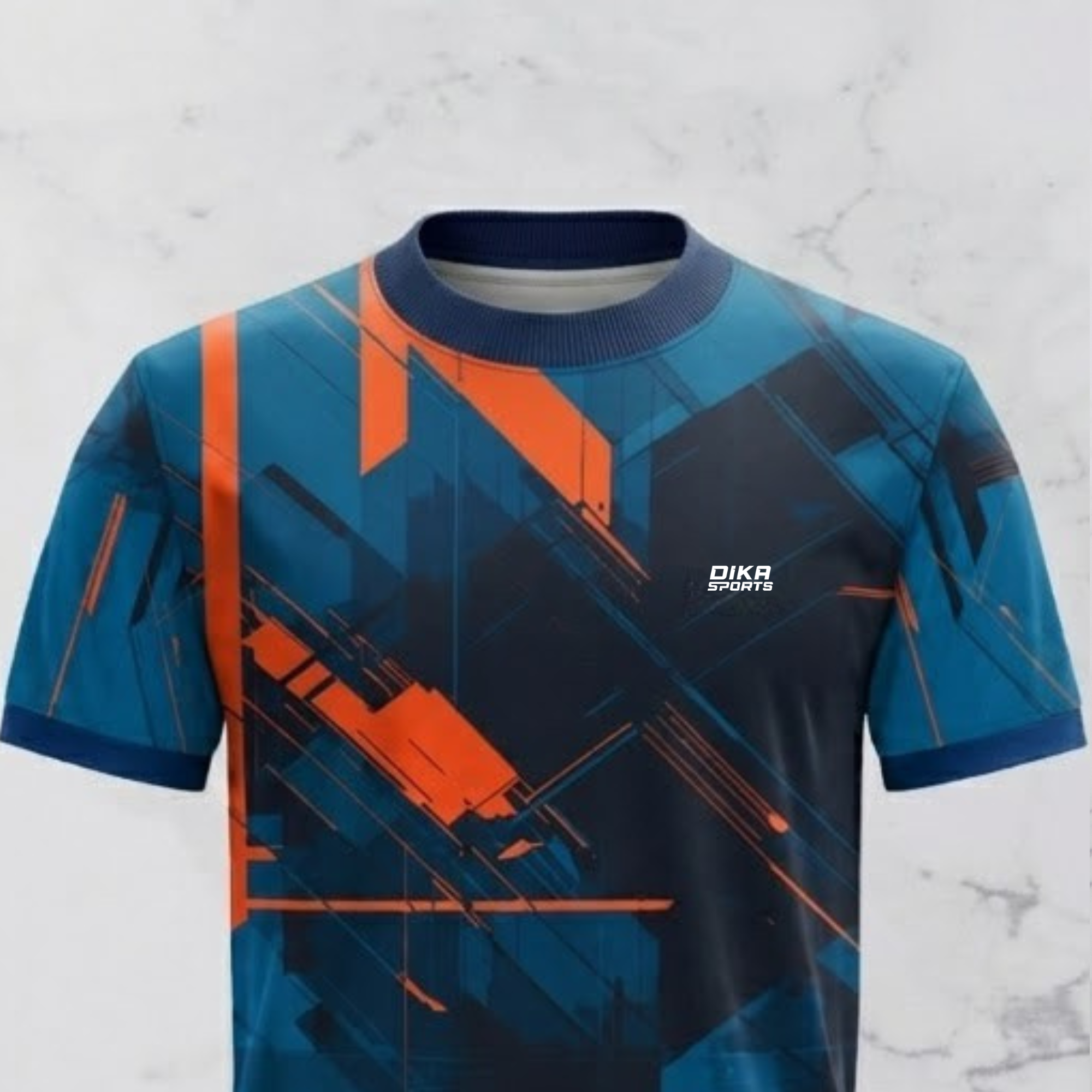 DIKA SPORTS Cricket T-Shirt Set | Custom Round Neck Team Jersey | Personalized Cricket T-Shirts