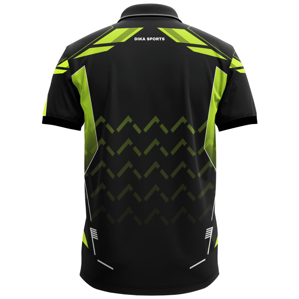 DIKA SPORTS Short Sleeve Collar Neck Cricket Jersey for Men – Lightweight Ready Made Match Wear