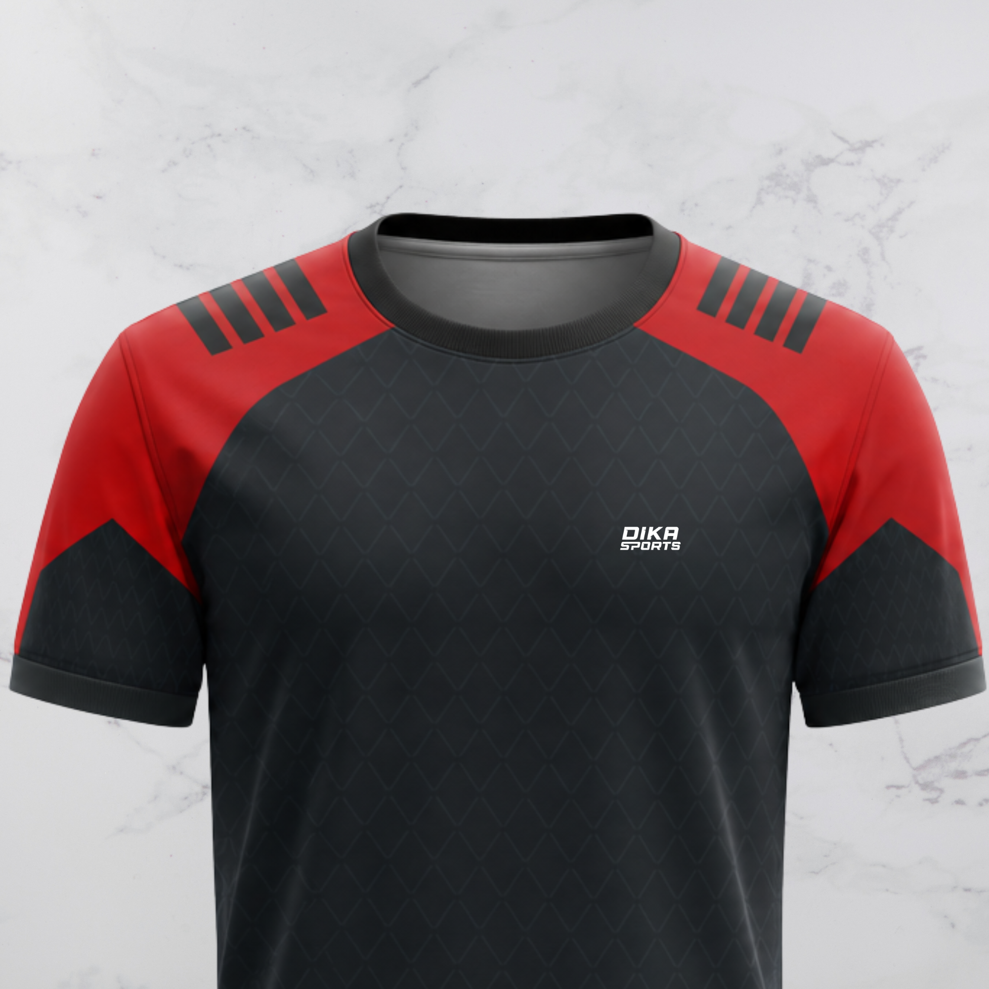DIKA SPORTS Round Neck Personalized Cricket Jersey | Custom Team Jersey | Cricket Jersey with Name & Logo