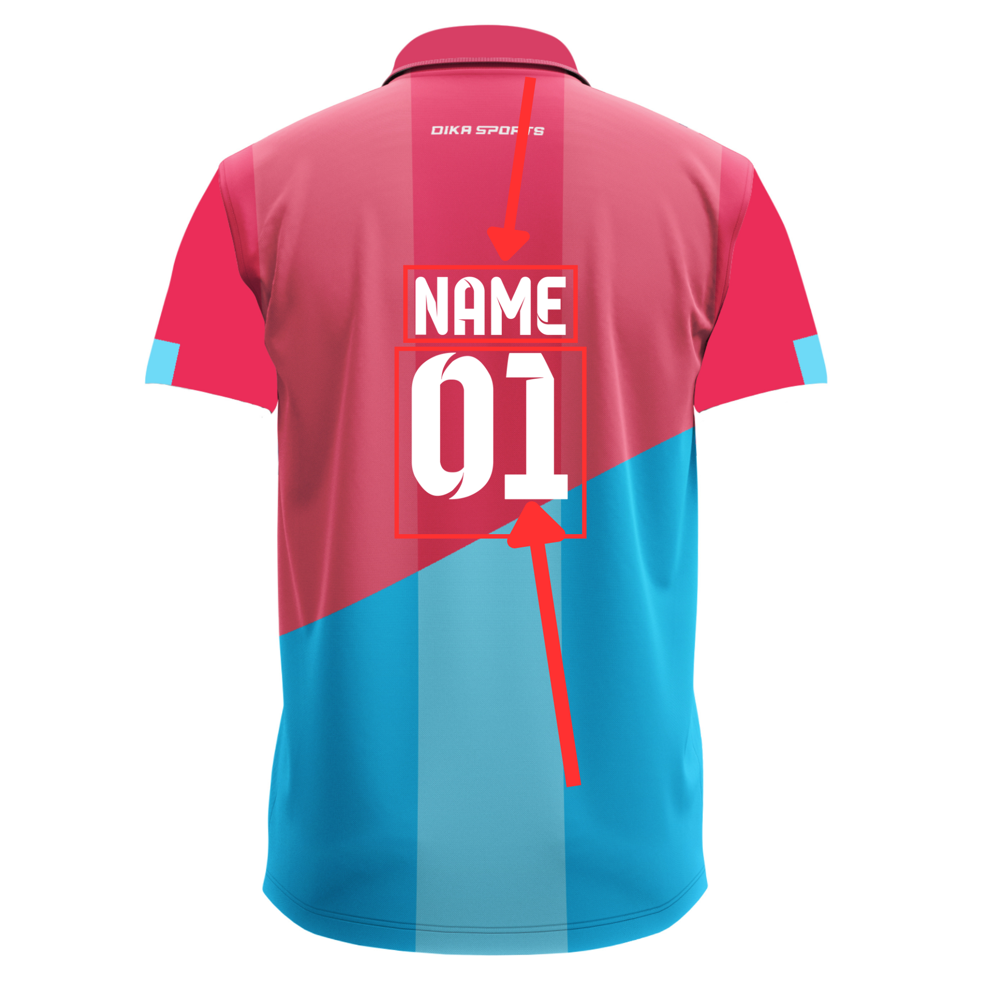 Cricket Jersey India - Customizable with Name & Breathable Fabric