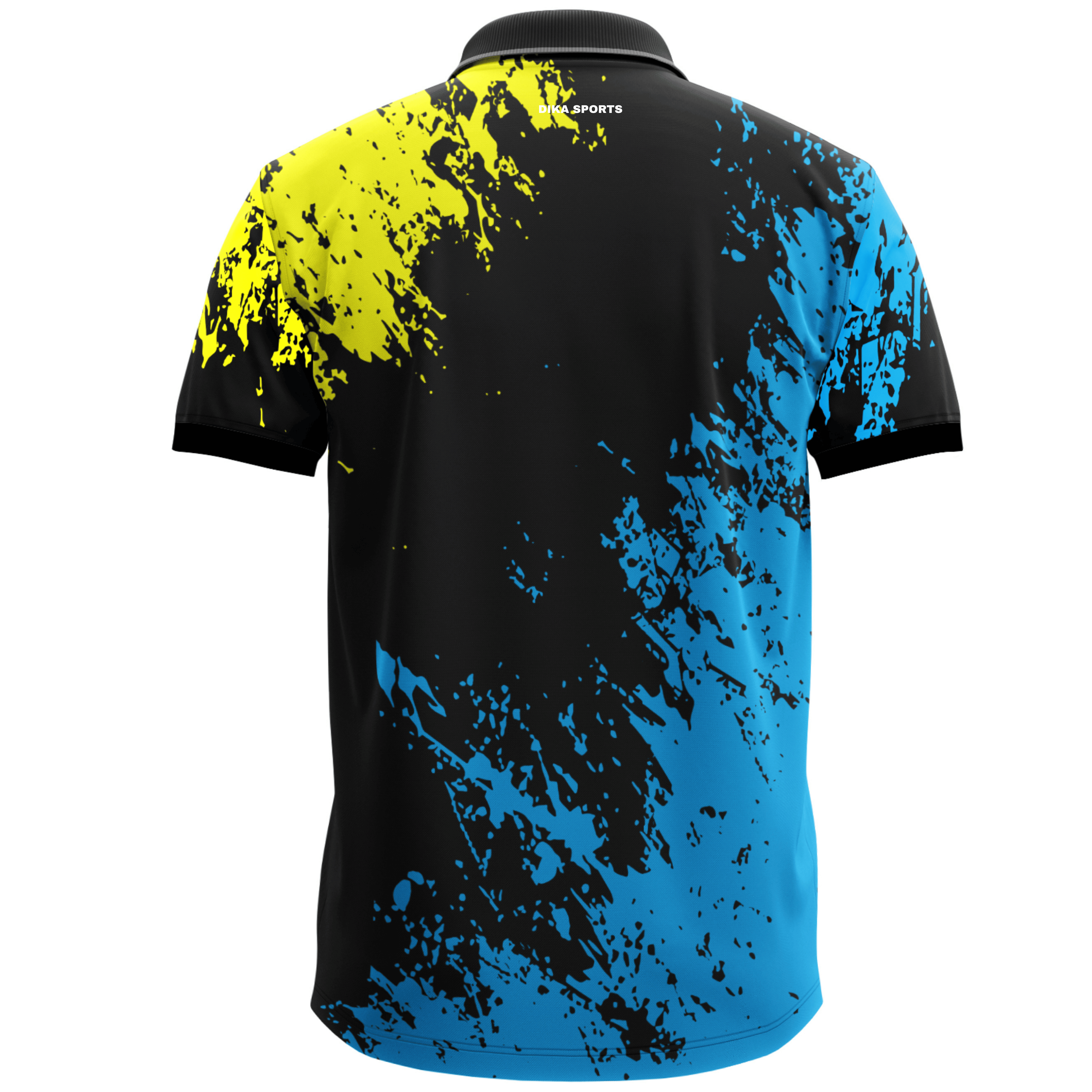 DIKA SPORTS Cricket T-Shirt with Logo Breathable Team Cricket Jersey for Men Sports Practice