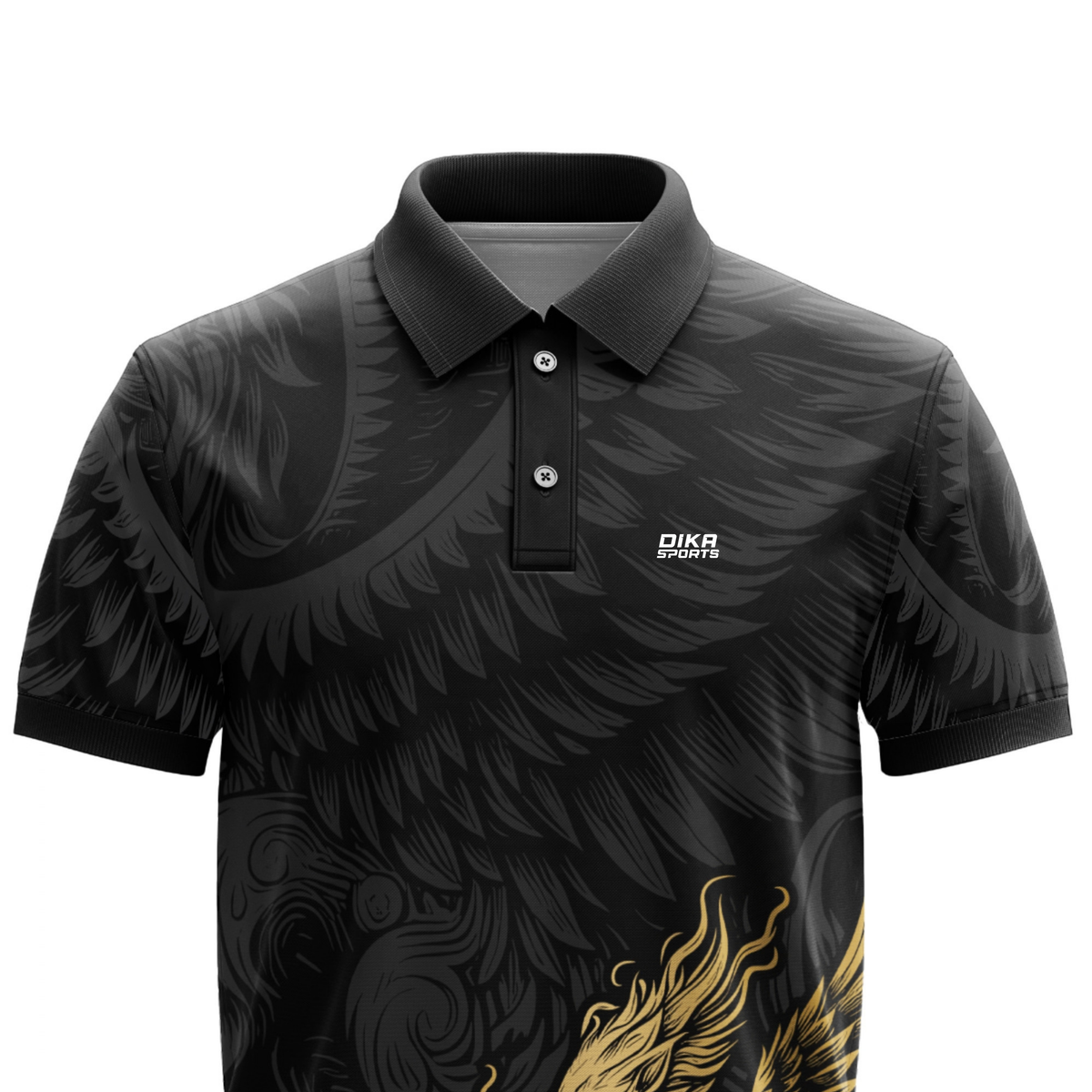 Dika Sports Kids Cricket Jersey | Custom Cricket Jersey | Cricket T-Shirt for Kids | Cricket Jersey with Collar | Quick Dry