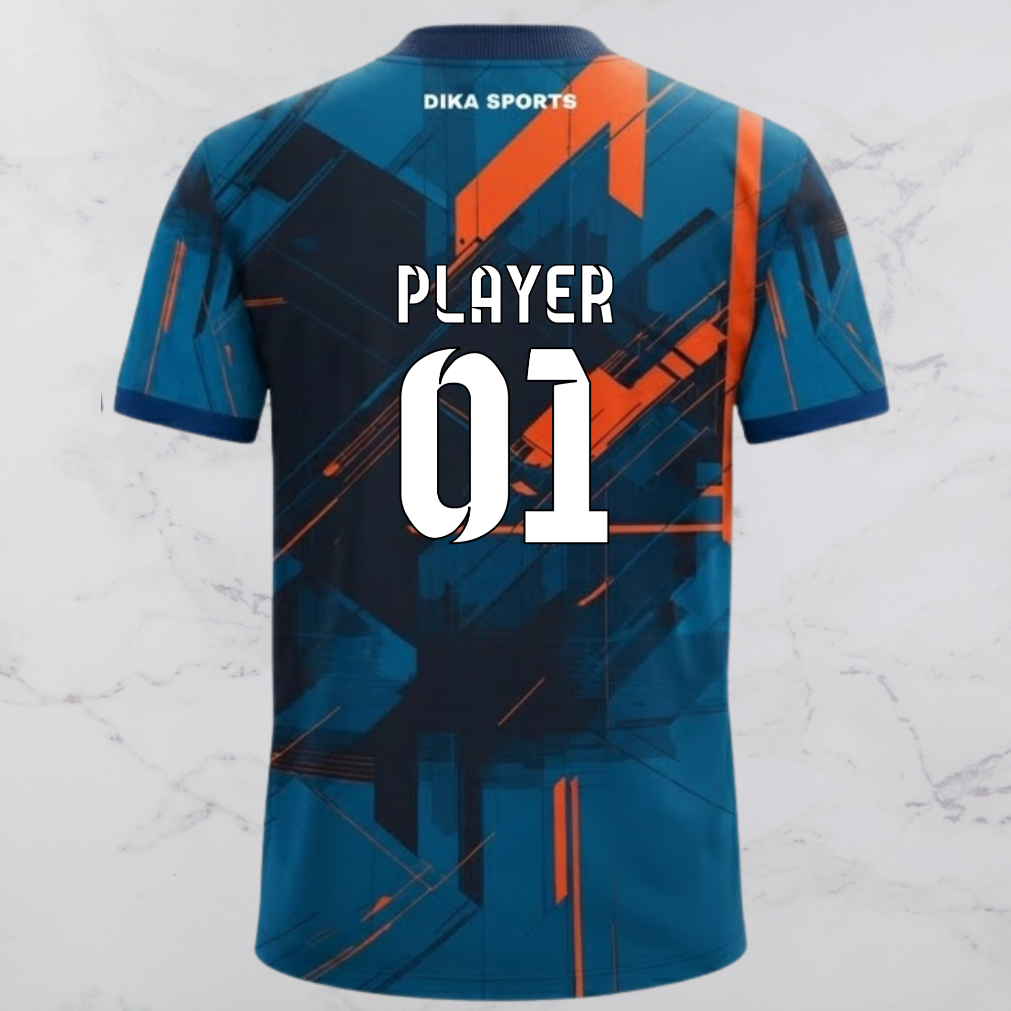 DIKA SPORTS Cricket T-Shirt Set | Custom Round Neck Team Jersey | Personalized Cricket T-Shirts
