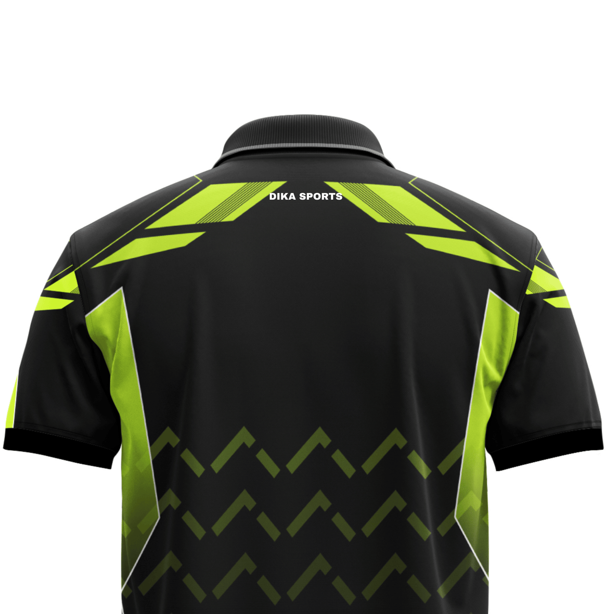 DIKA SPORTS Short Sleeve Collar Neck Cricket Jersey for Men – Lightweight Ready Made Match Wear