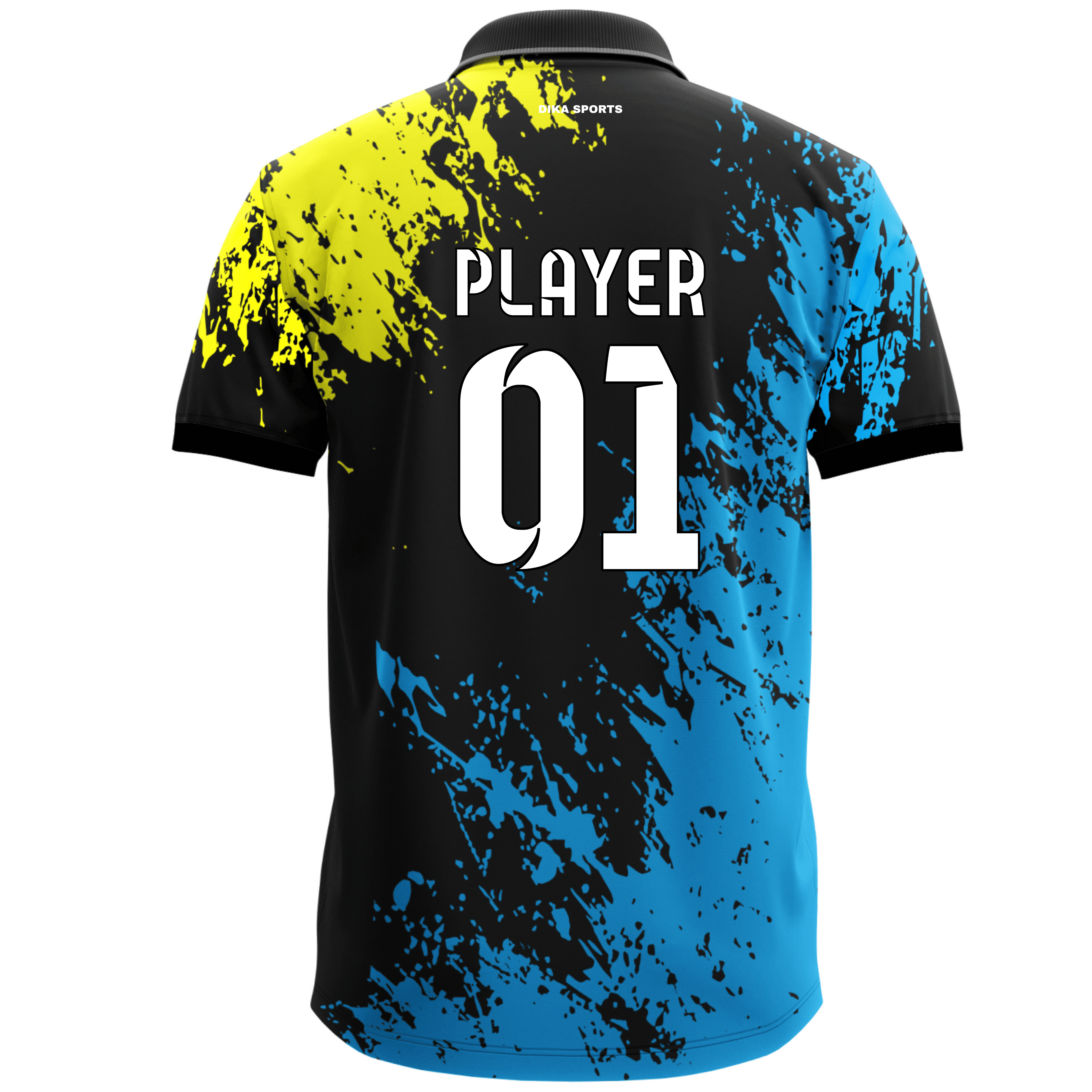 Dika Sports Cricket Jersey with Collar | Customized Cricket Jersey Online for Men & Women