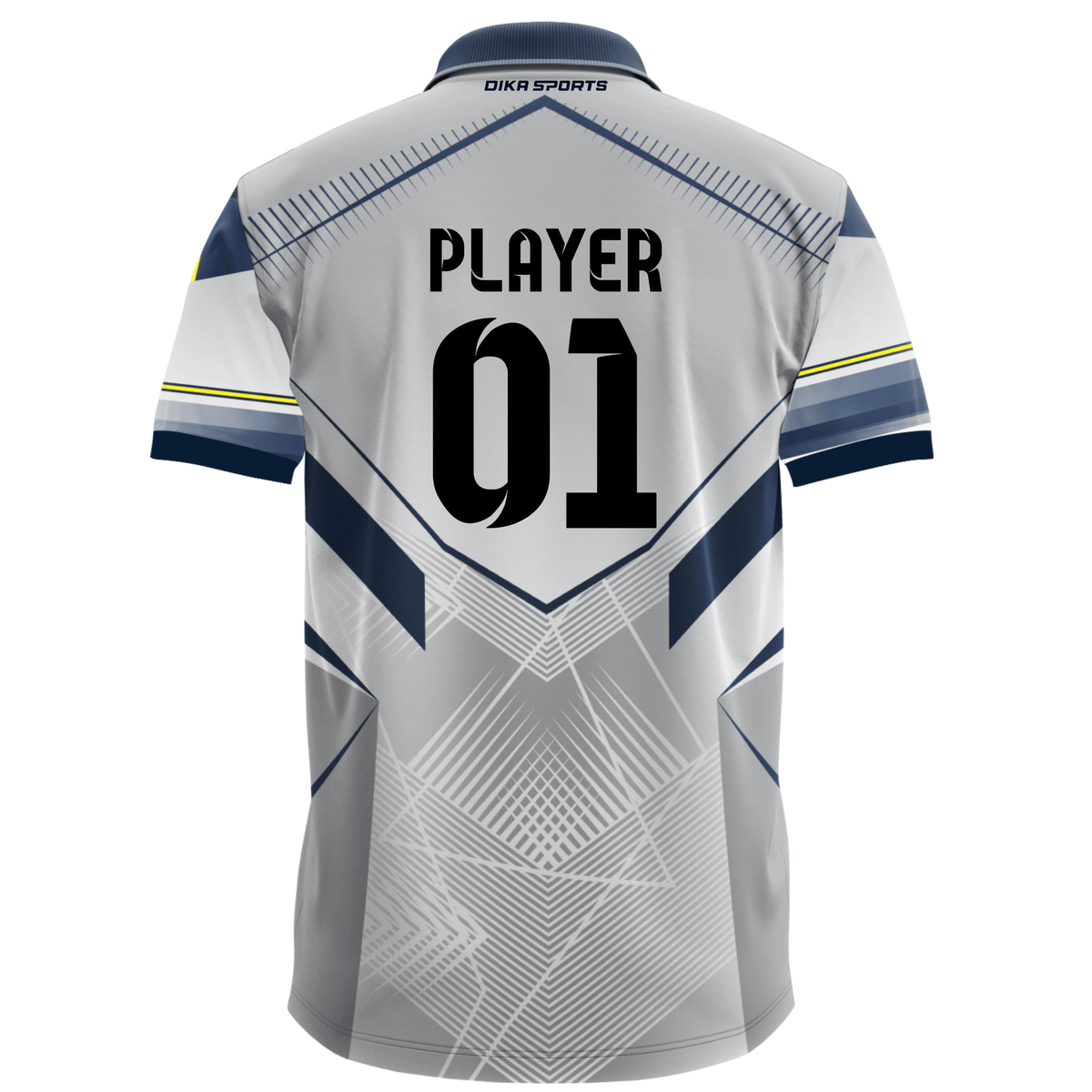 Stylish Cricket Polo Jersey for Men with Collar and Custom Team Printing