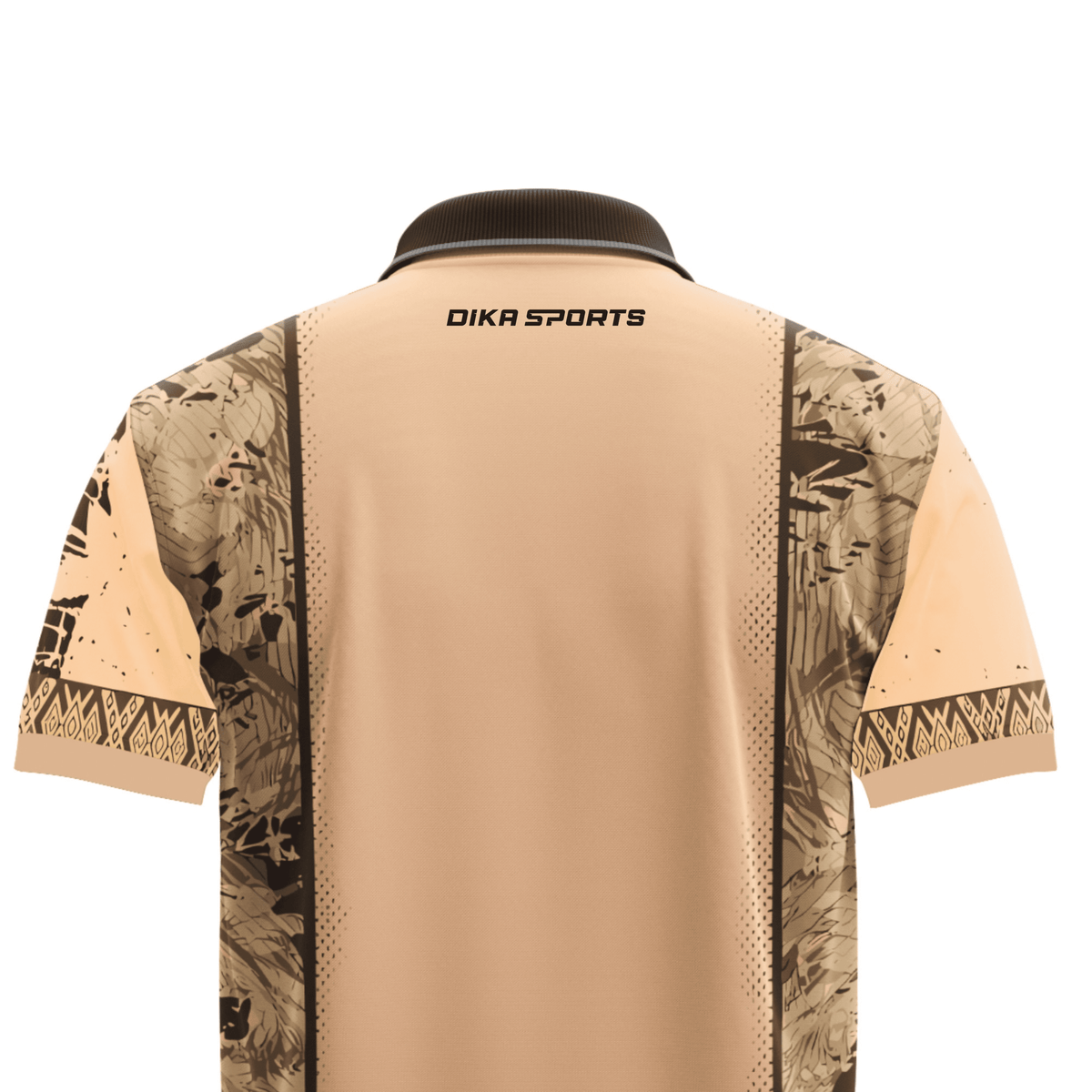 Dika Sports Cricket Practice Lion Jersey for Men – Breathable Collar T-Shirt