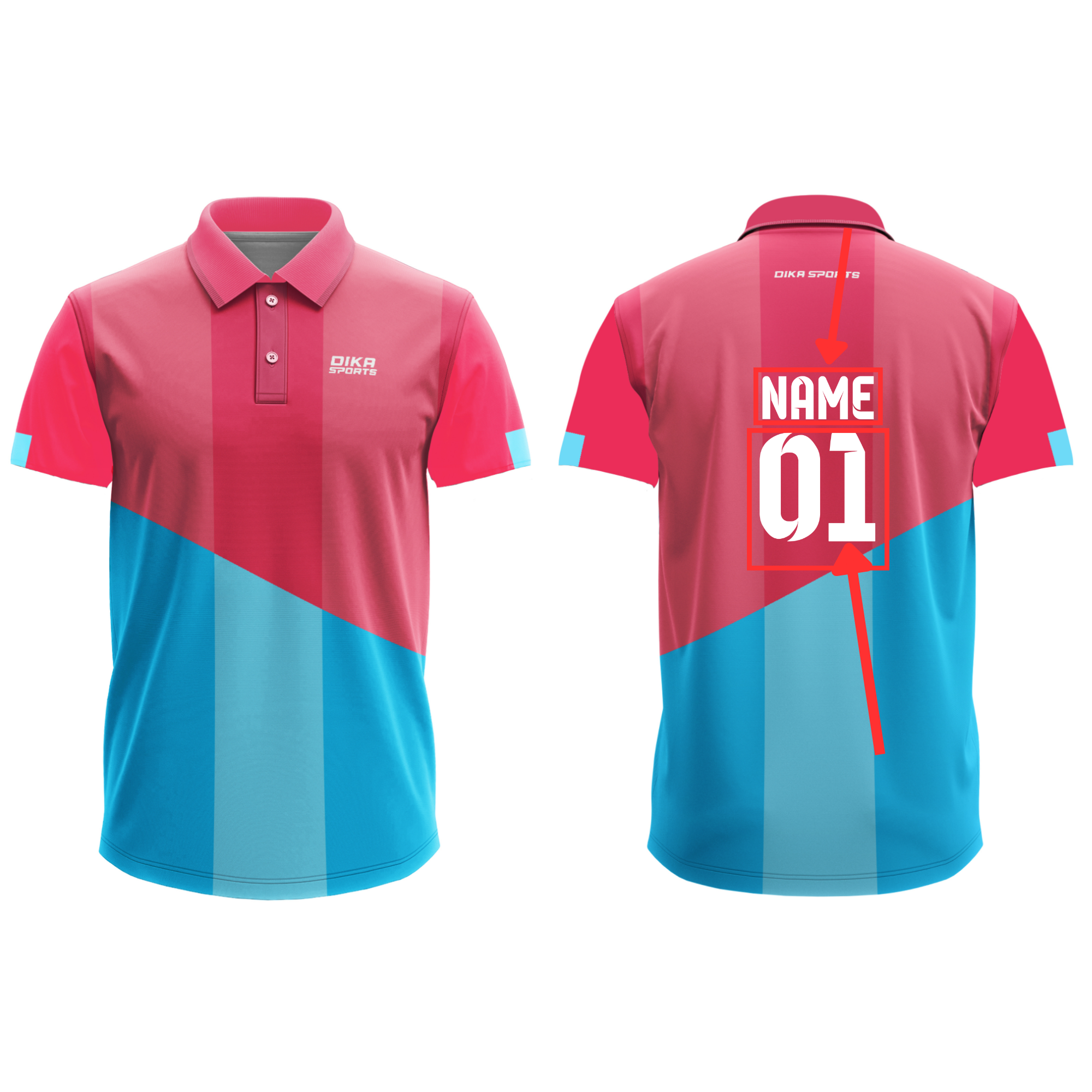 Cricket Jersey India - Customizable with Name & Breathable Fabric