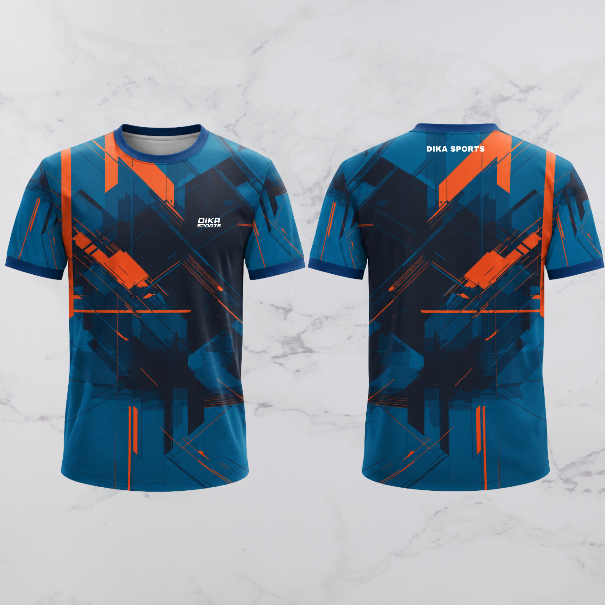 Dika Sports Comfortable Round Neck Cricket T-Shirt | Stylish Breathable Cricket Jersey for Adults