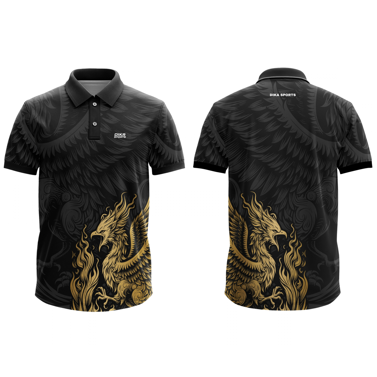 Dika Sports Cricket T-Shirt for Practice | Cricket Jersey for Men | Breathable Team Jersey | Quick Dry Moisture Wicking Sports T-Shirt