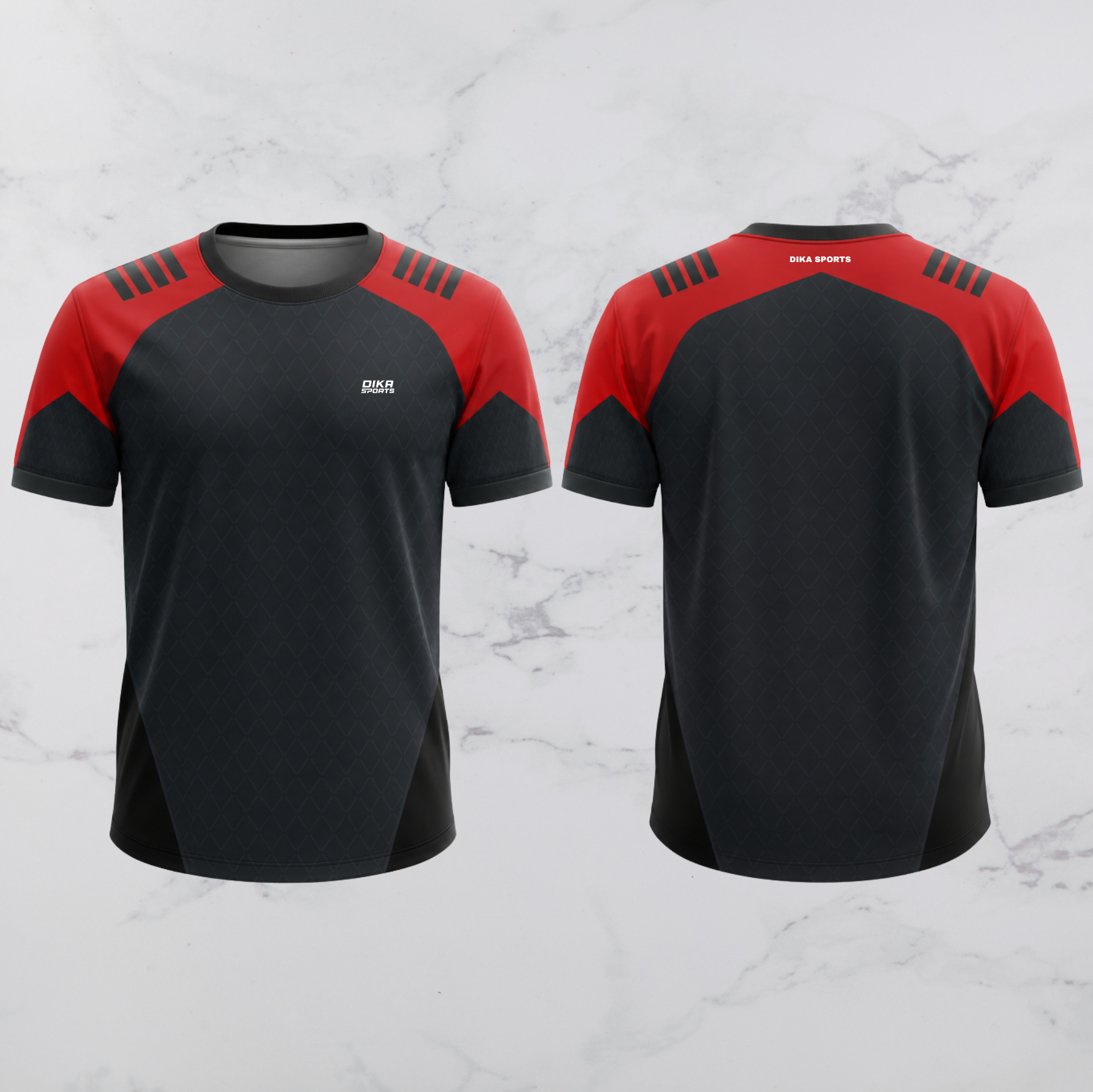 DIKA SPORTS Athletic Cricket Jersey | Round Neck Men Sports TShirt | Sport T-Shirt | Sports Wear for Men | Cricket Jersey