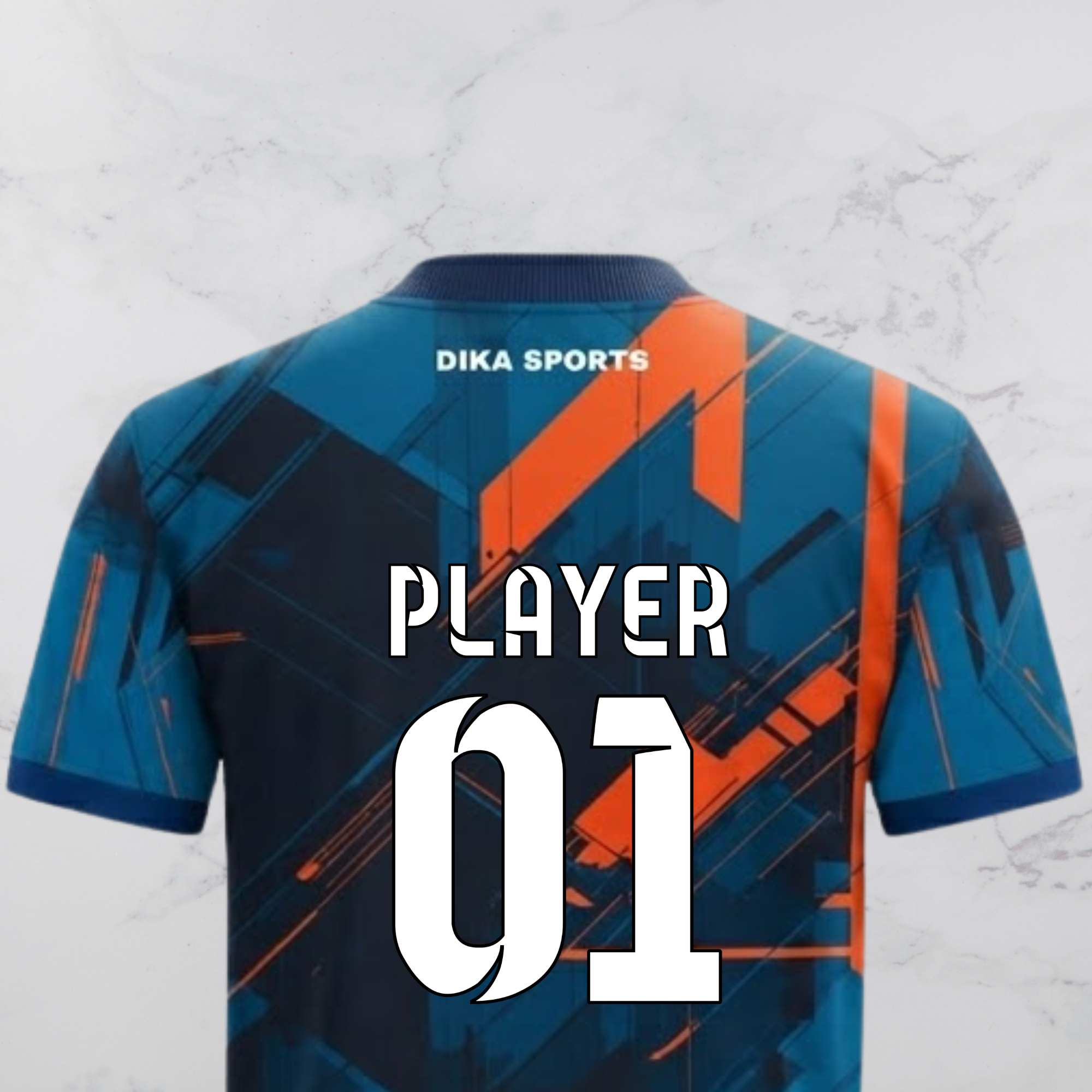 DIKA SPORTS Cricket T-Shirt Set | Custom Round Neck Team Jersey | Personalized Cricket T-Shirts