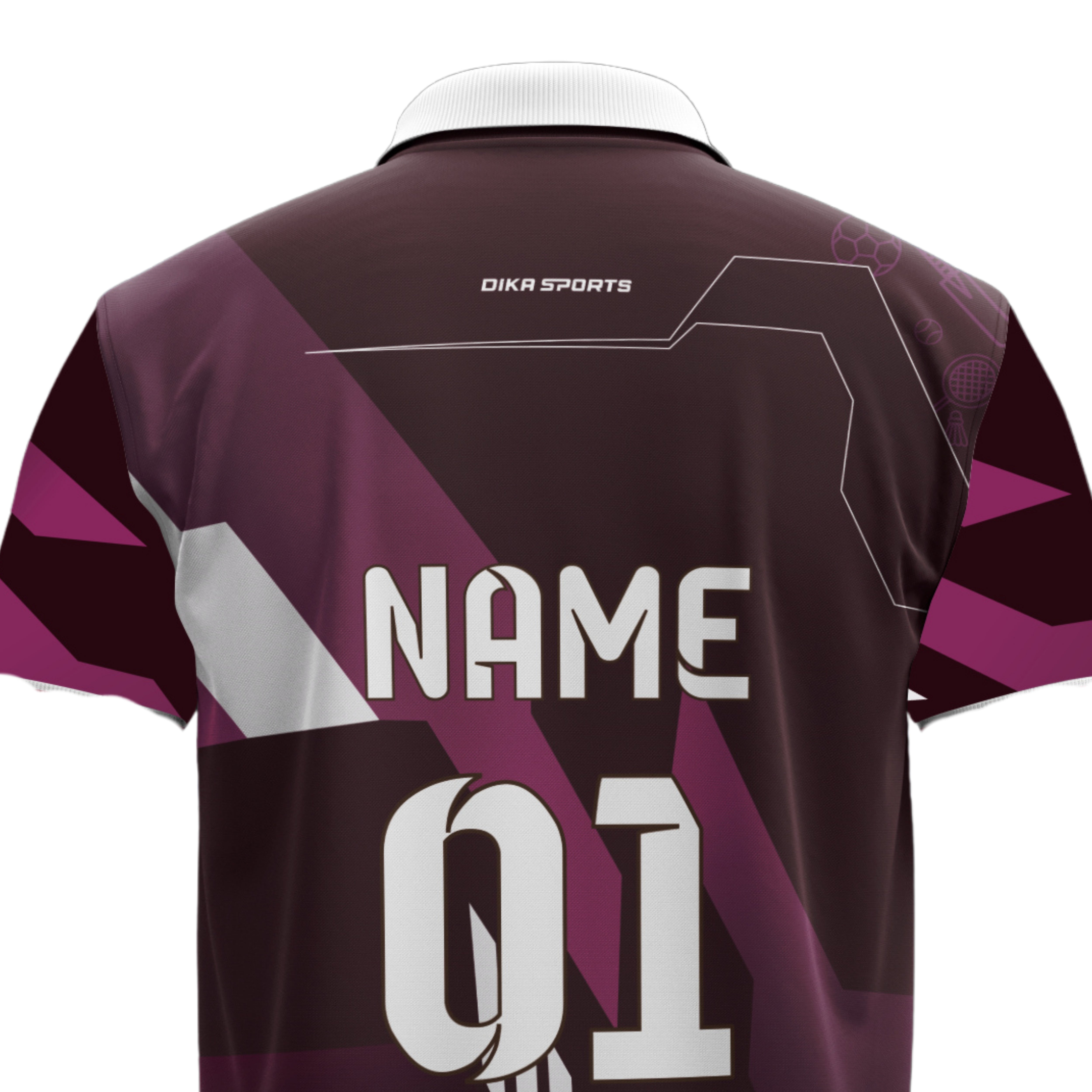 Custom sports jersey Cricket t-shirt bulk white jersey for cricket