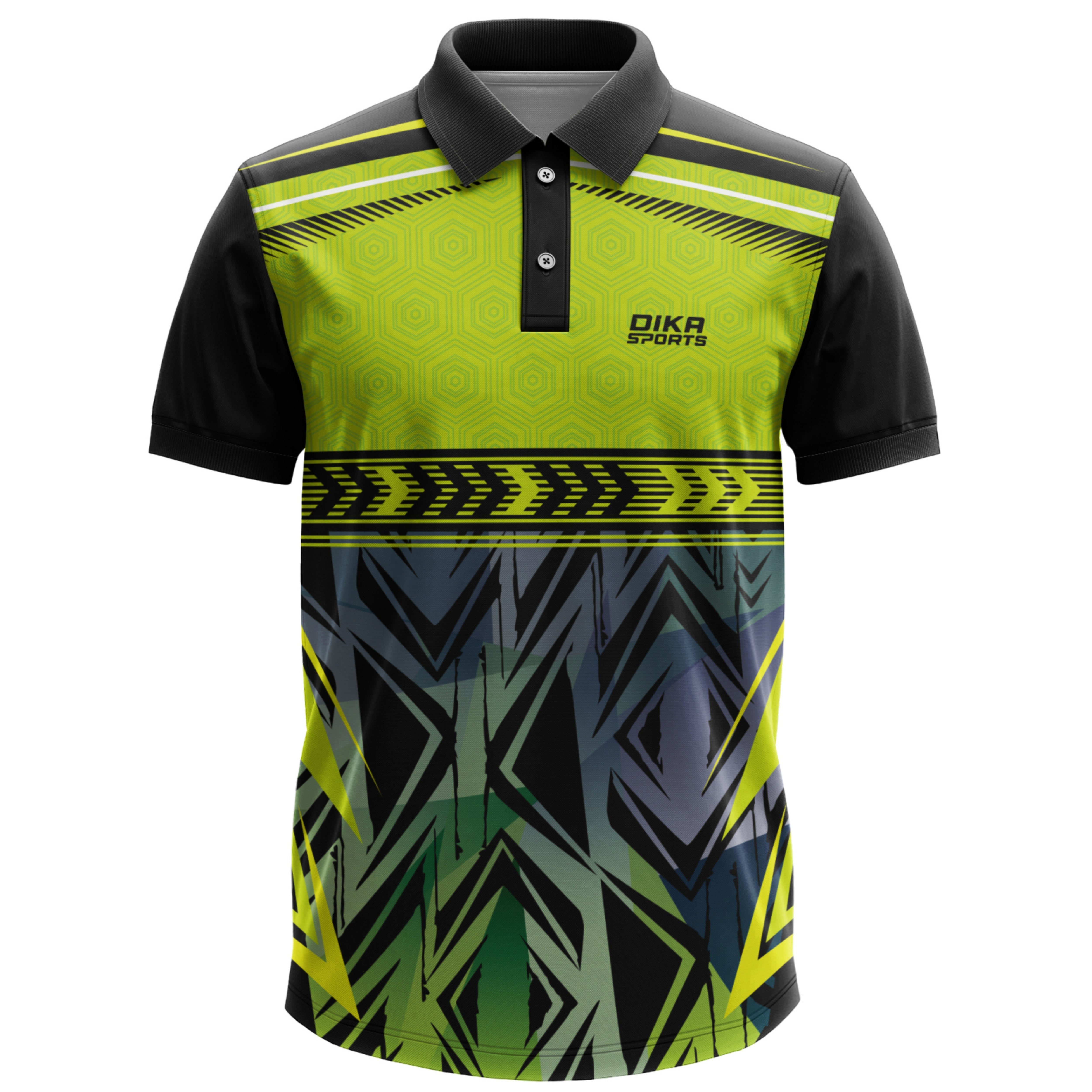 Cricket Customised Name Jersey Tshirt Neon Green