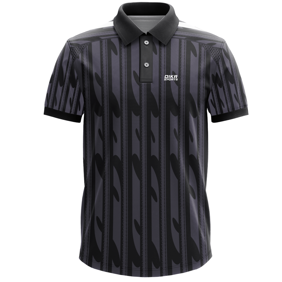 Men's Quick Dry Cricket Polo Vibrant Jersey – Moisture Wicking Collar Neck Activewear by DIKA SPORTS