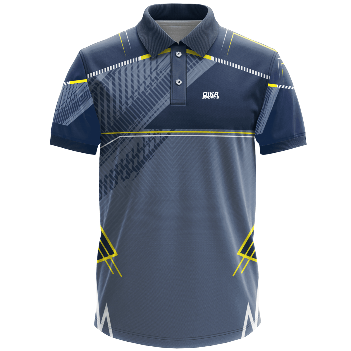 Dika Sports Large Size Cricket Jersey for Men with Custom Name Printing and Vibrant Look