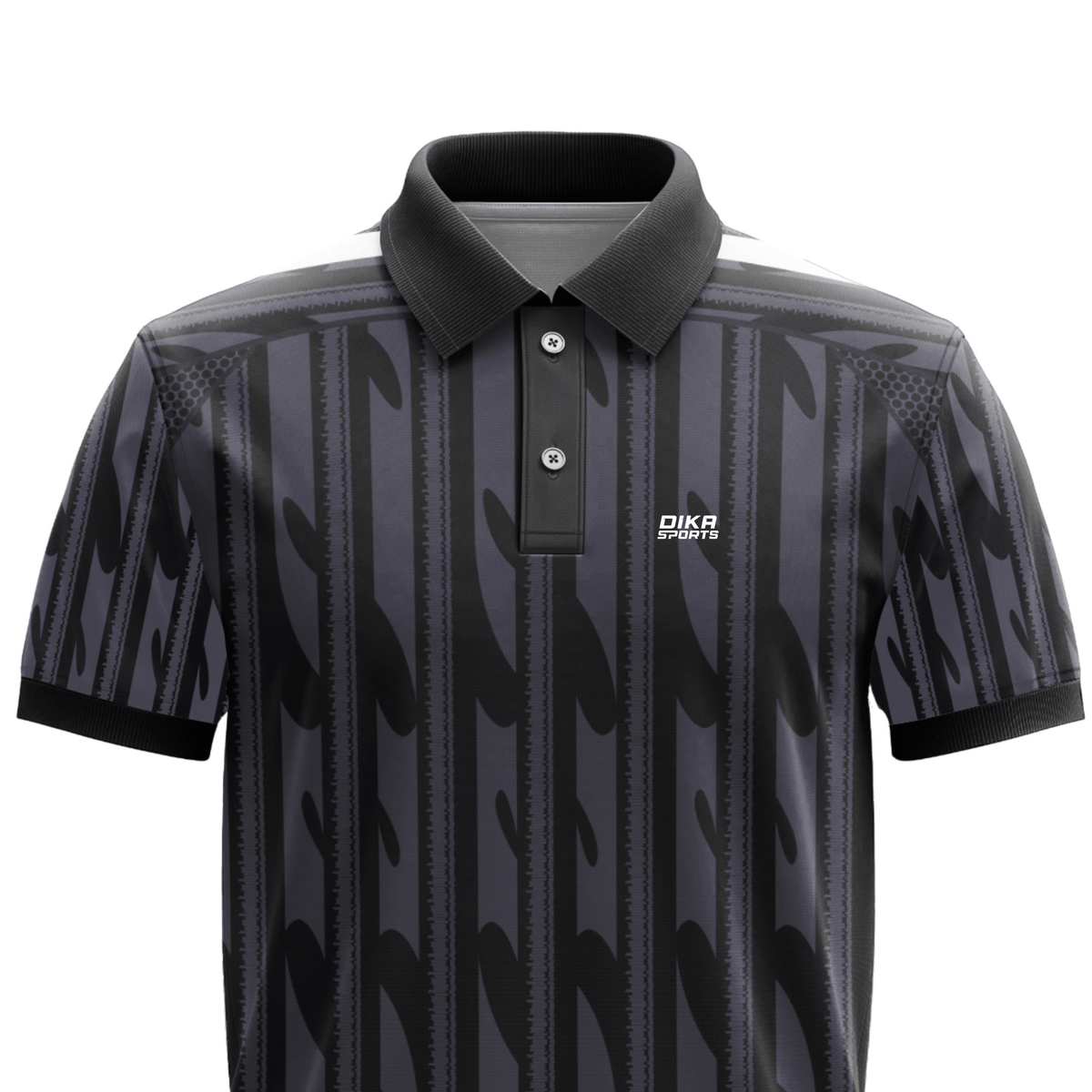 Men's Quick Dry Cricket Polo Vibrant Jersey – Moisture Wicking Collar Neck Activewear by DIKA SPORTS