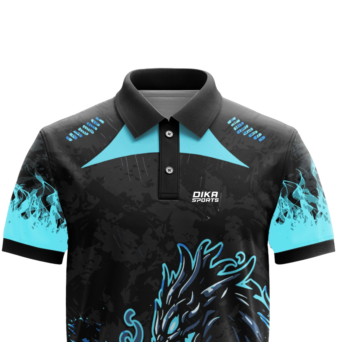 Dika Sports Custom Cricket Jersey for Men | Name Number & Logo Printed Jersey | Breathable Personalized Team Cricket Jersey