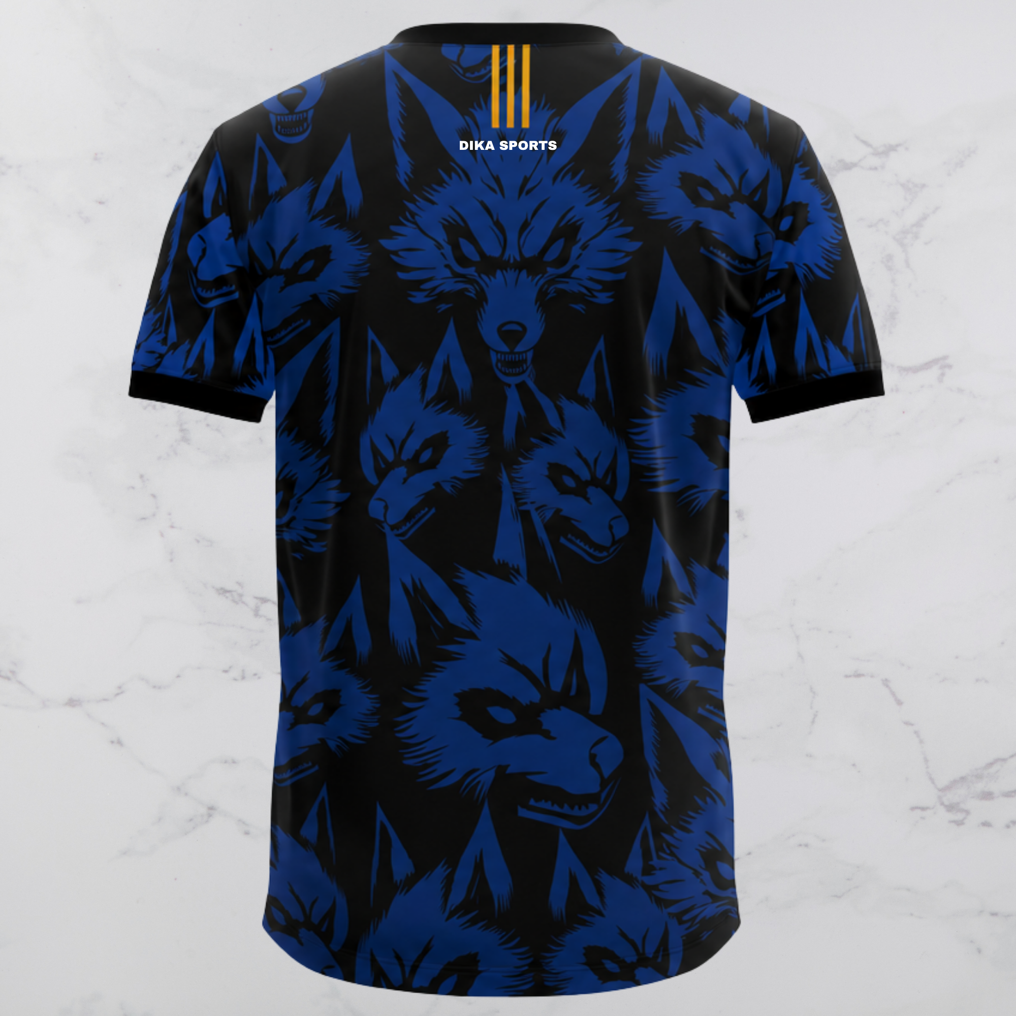 Dika Sports Round Neck Cricket Jersey Breathable Practice T-Shirt for Men with UV Protection