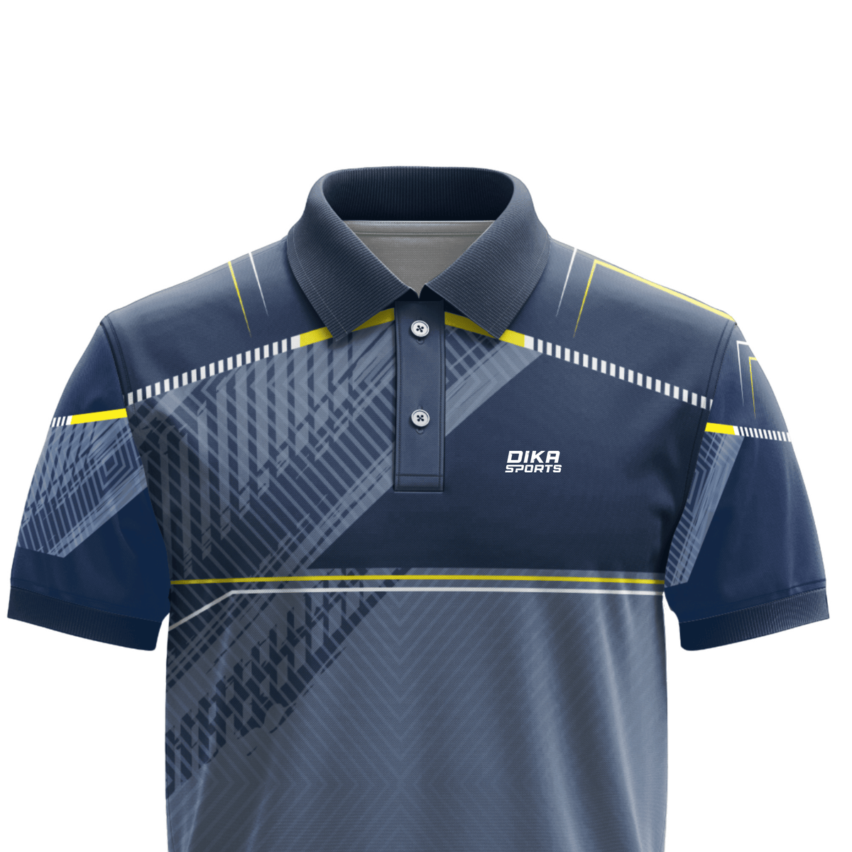 Dika Sports Large Size Cricket Jersey for Men with Custom Name Printing and Vibrant Look