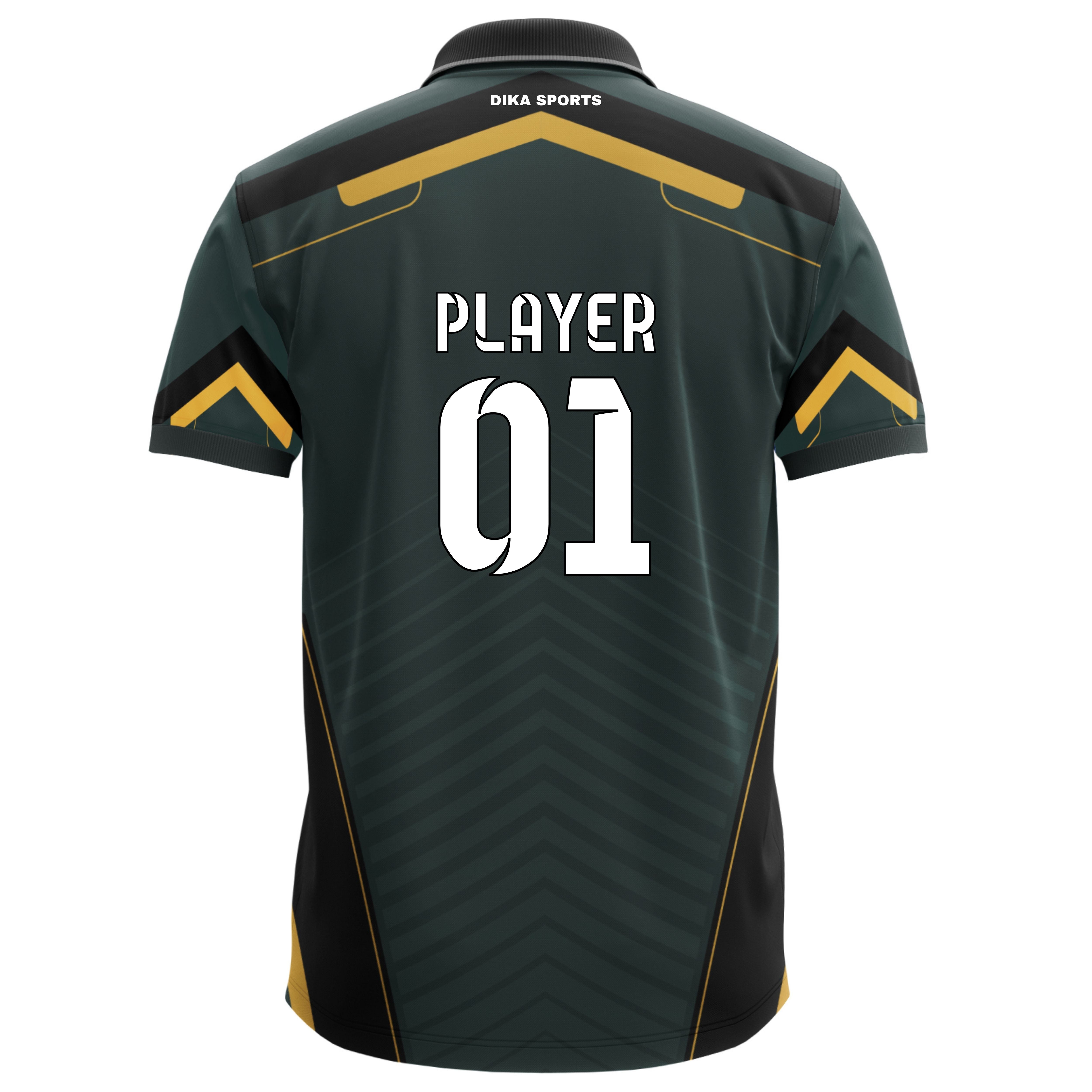 Cricket Team Uniform with Name, Number & Logo