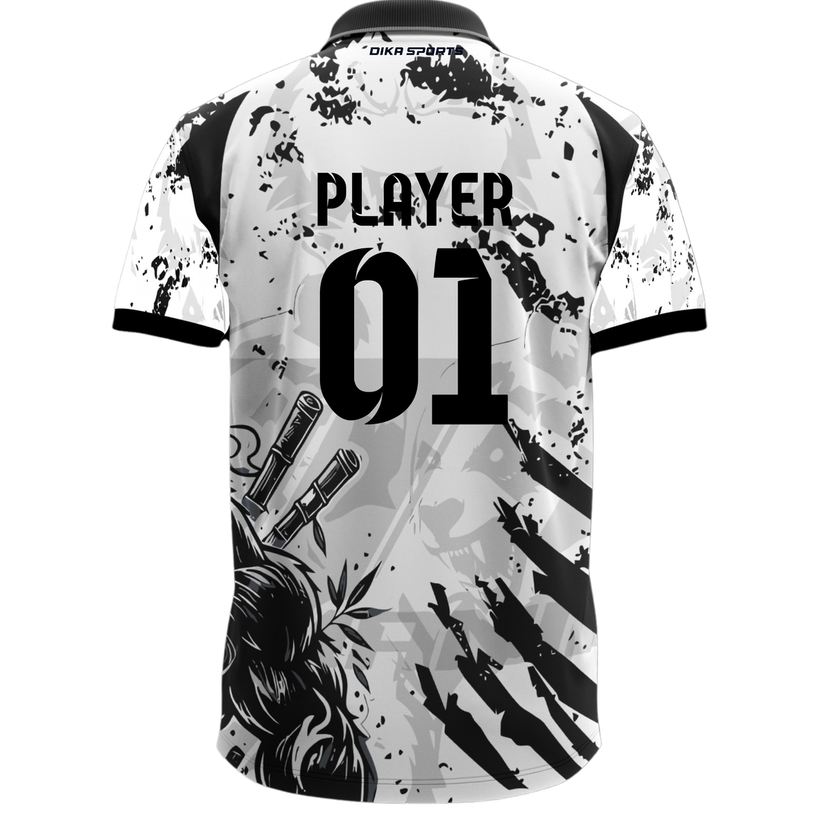 Dika Sports Custom Cricket Jersey with Name Number and Logo | Personalized Team Cricket Jersey for Men & Kids | Breathable Sportswear