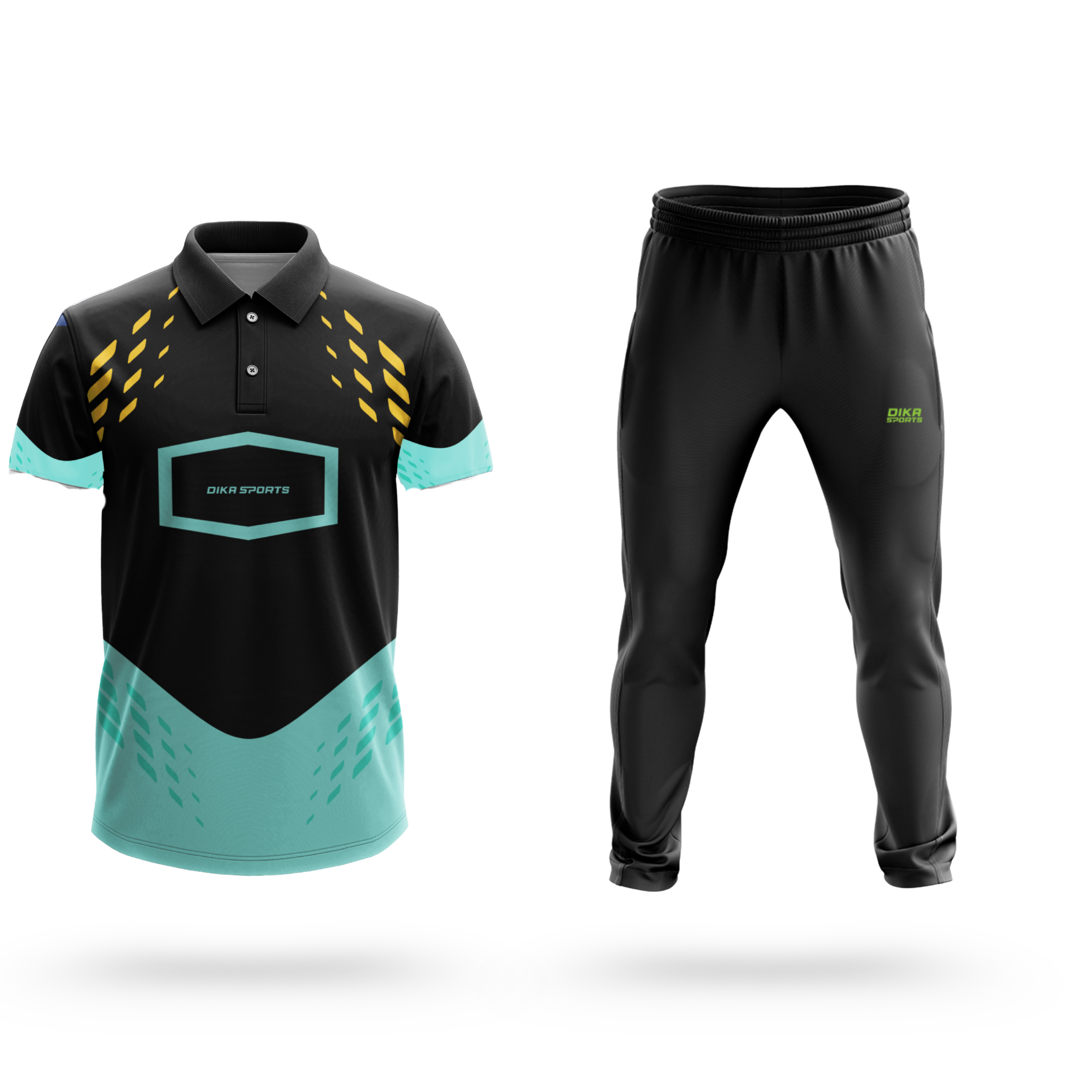 Dika Sports Customized jersey online Personalized cricket t-shirt cricket stylish jersey gym lower for men - Pack of 2