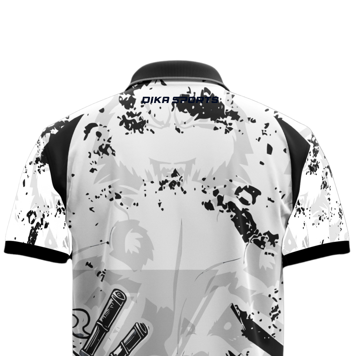 DIKA SPORTS Cricket T-Shirt for Men | Breathable Quick Dry Cricket Jersey with Collar | Team Colors Sports T-Shirt