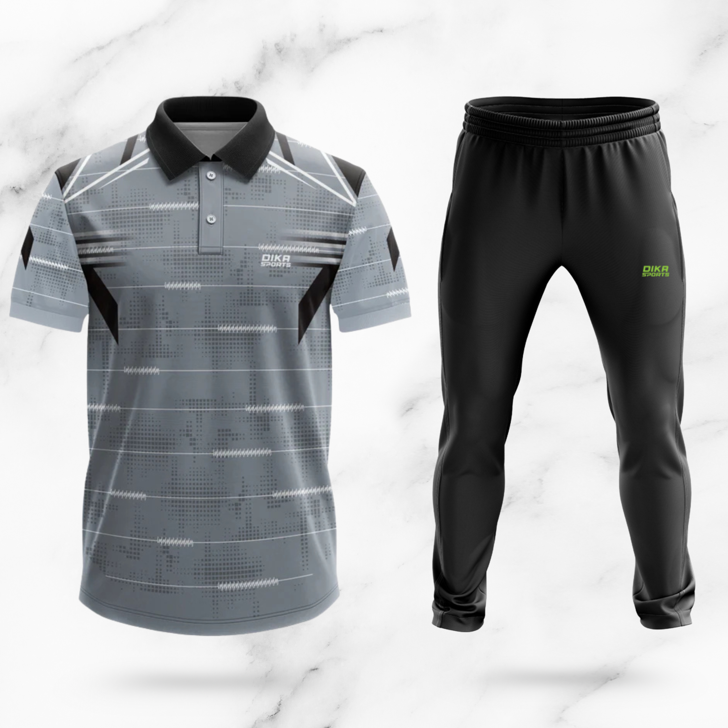 Combo Cricket jersey+track - Cricket t-shirt quick-dry - pack of 2