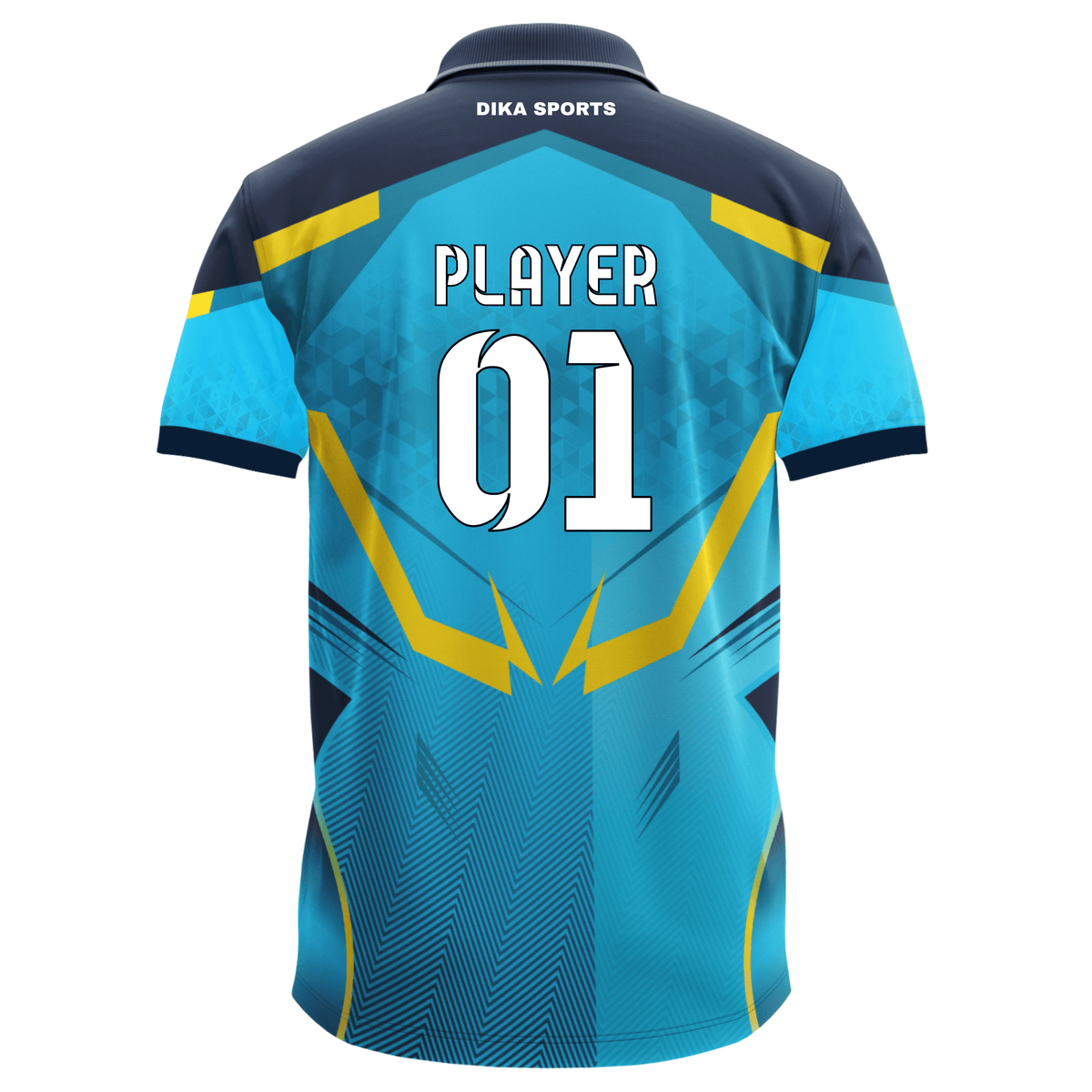 New Launch Dika Sports Custom Cricket Jersey for Men with Name and Number Printing