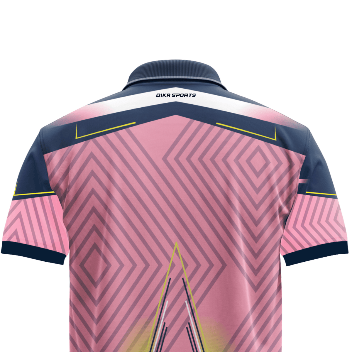 DIKA SPORTS Men's Cricket Collar Neck Jersey Without Name and Number – Quick Dry Sports T-Shirt
