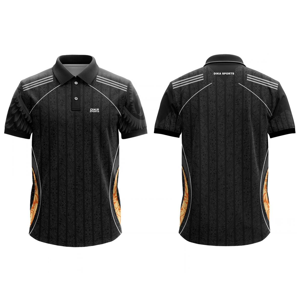 Dika Sports Cricket Jersey for Men | Team Cricket Jersey | Cricket T-Shirt for Adults | Breathable & Stretchable | Quick Dry Non Custom Jersey