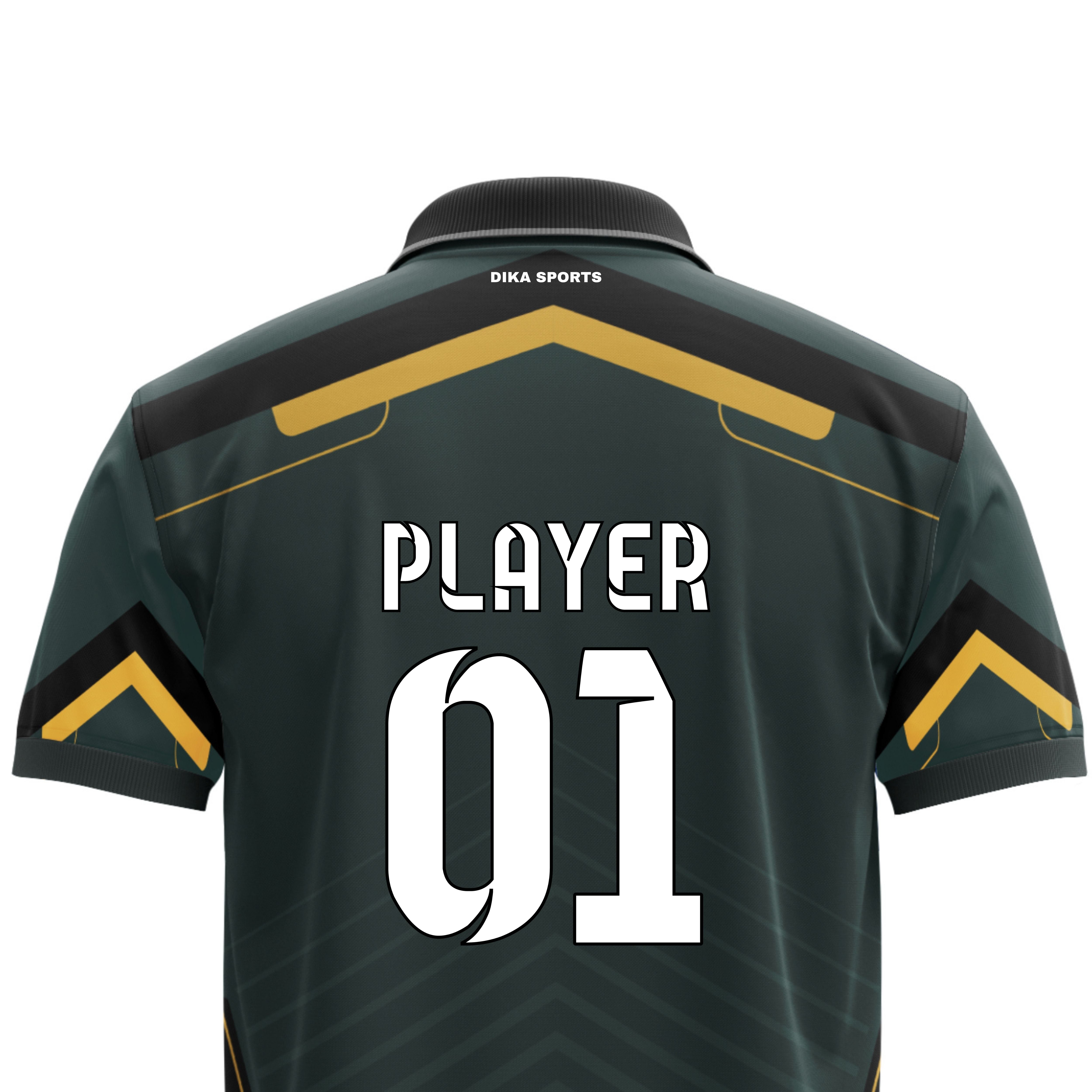 Cricket Team Uniform with Name, Number & Logo