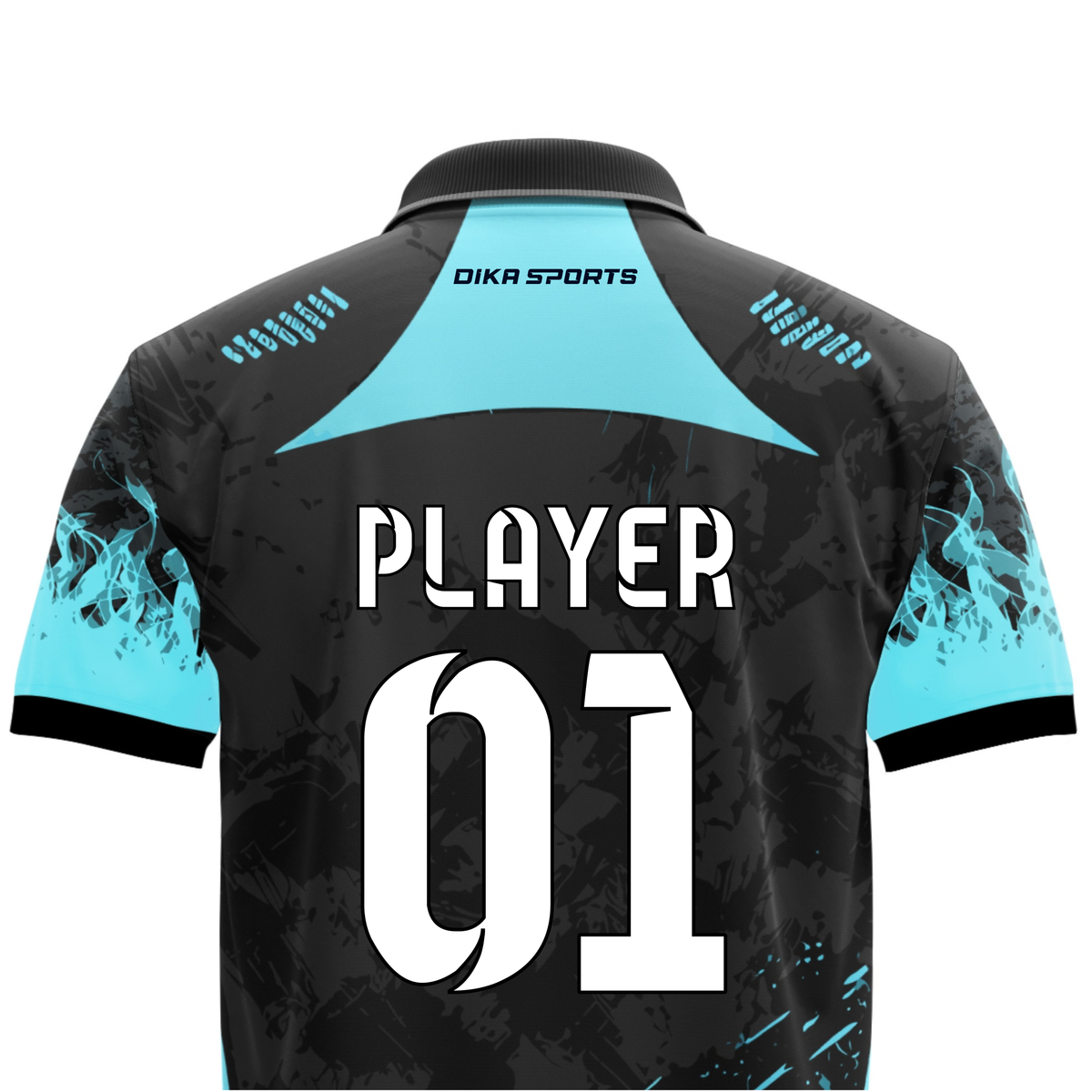 Dika Sports Custom Cricket Jersey for Men | Name Number & Logo Printed Jersey | Breathable Personalized Team Cricket Jersey
