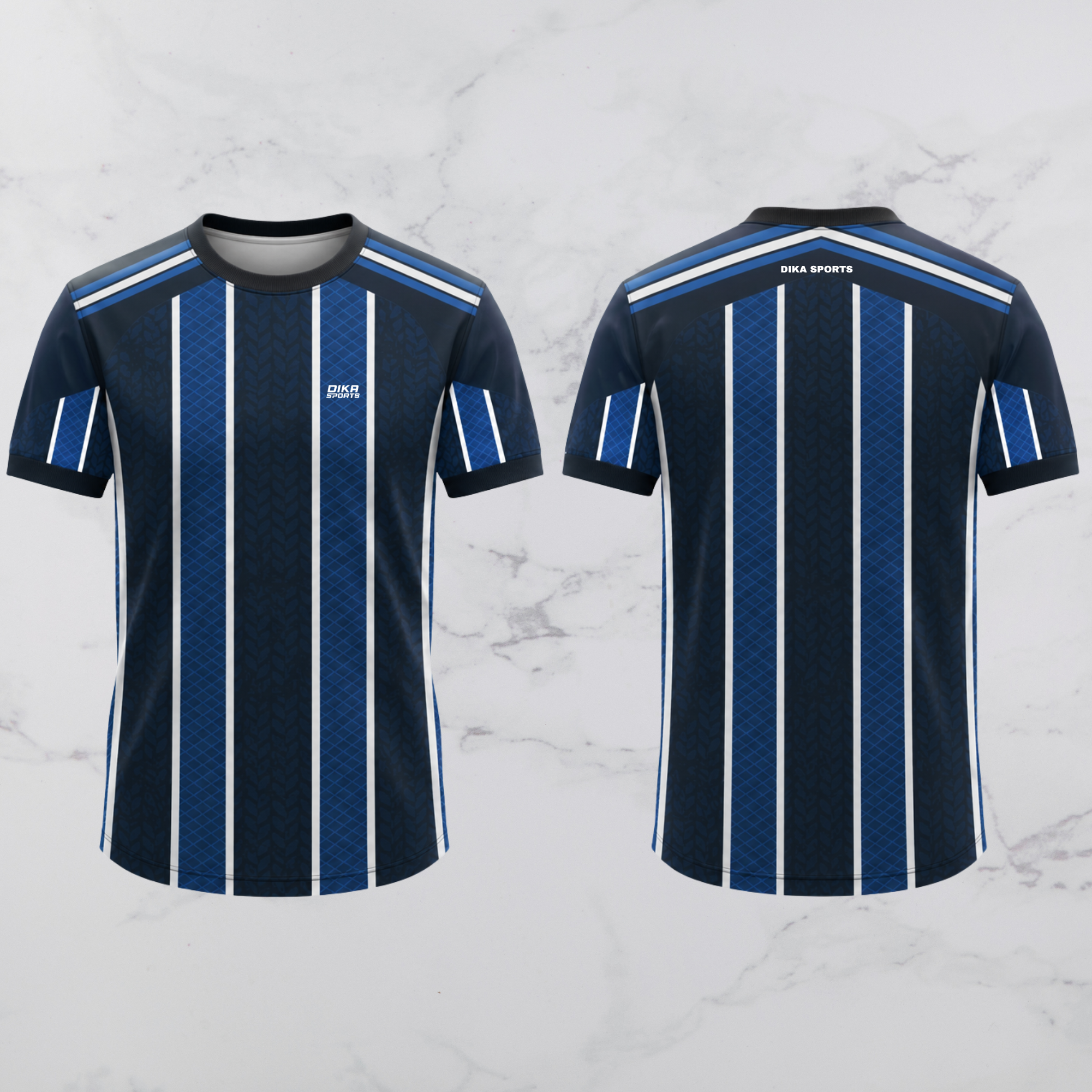 DIKA SPORTS Round Neck Sports Jersey for Men Cricket T-Shirt Breathable | Team Cricket Jersey | Cricket Dress | Sports Wear