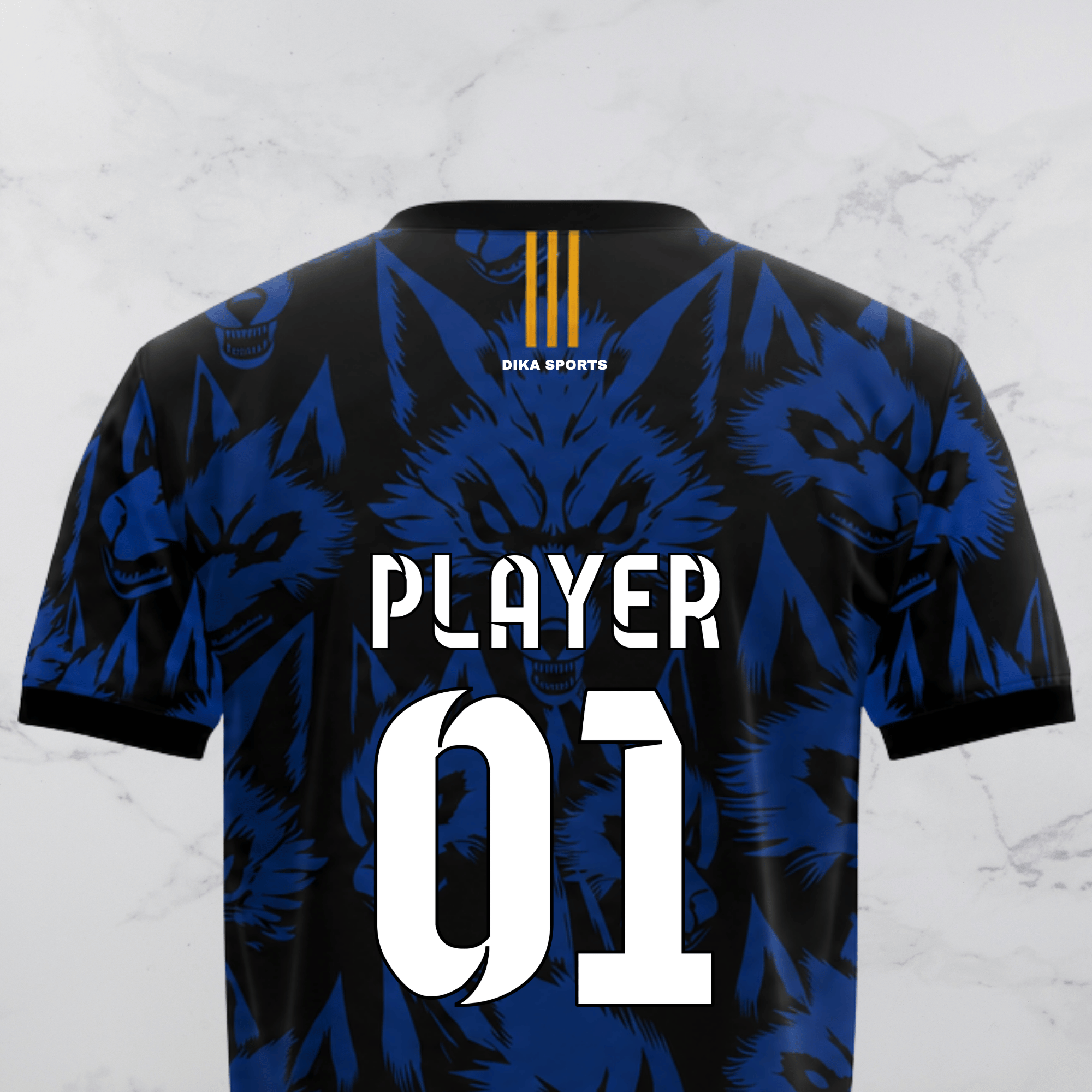 Dika Sports Cricket Jersey Premium Quality | Personalized Custom Cricket Jersey with Team Logo